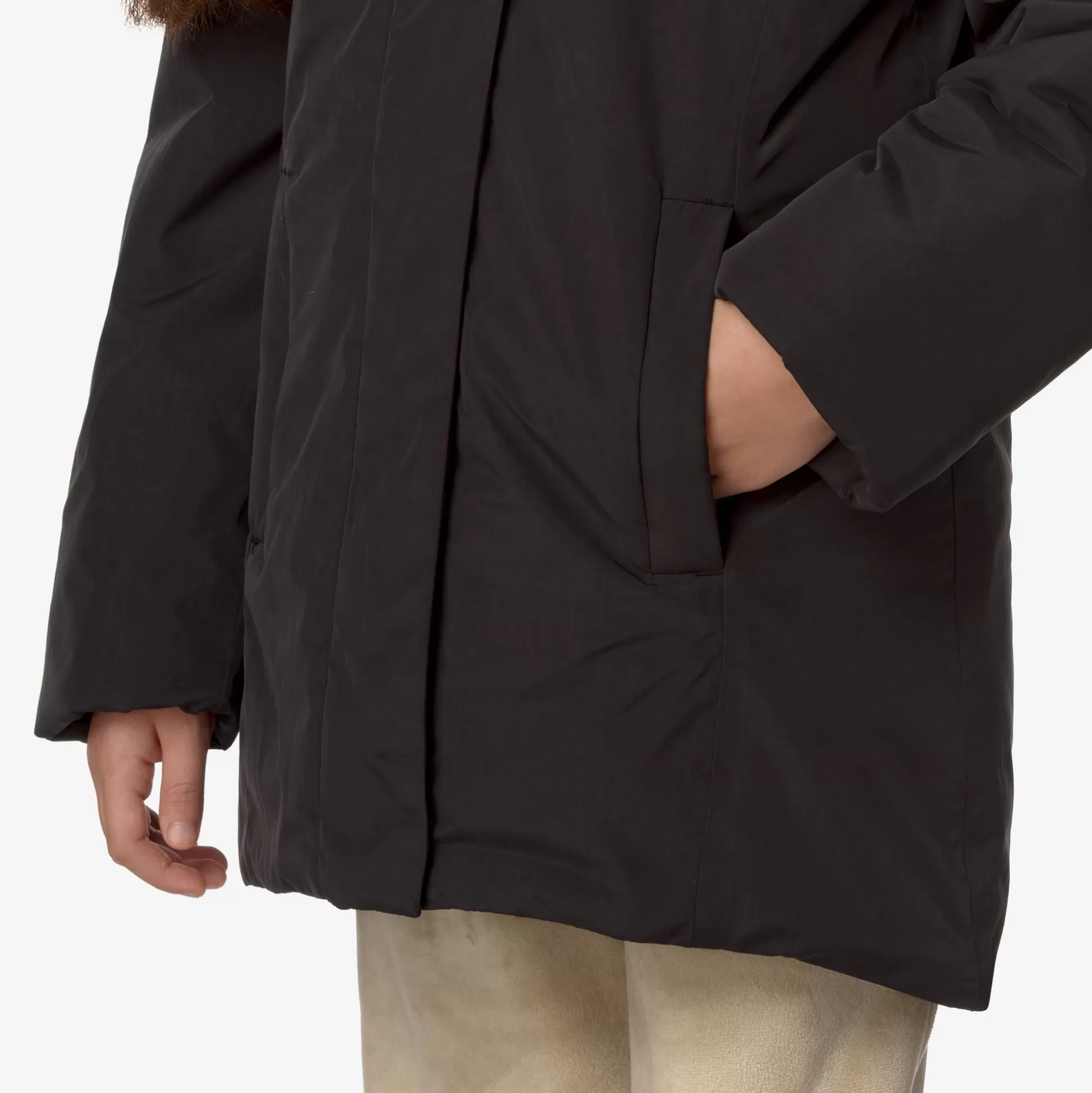 Flash Sale K-Way P. DENISE SOFT TOUCH MARMOTTA Blackp-bluea