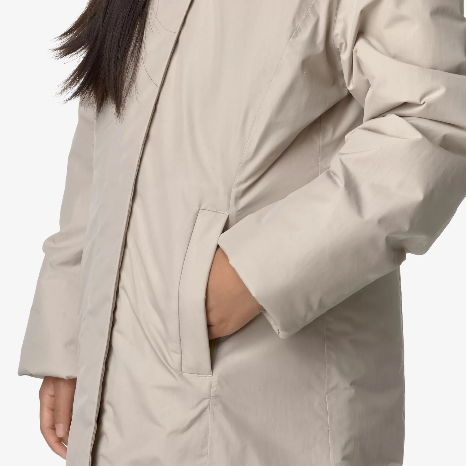 Shop K-Way P. DENISE SOFT TOUCH MARMOTTA Beigeg-greyb