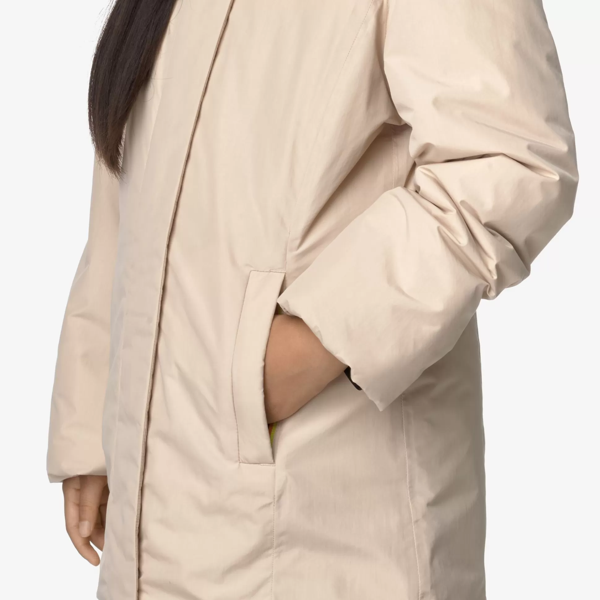 Flash Sale K-Way P. DENISE SOFT TOUCH MARMOTTA Pinktint-greygoat