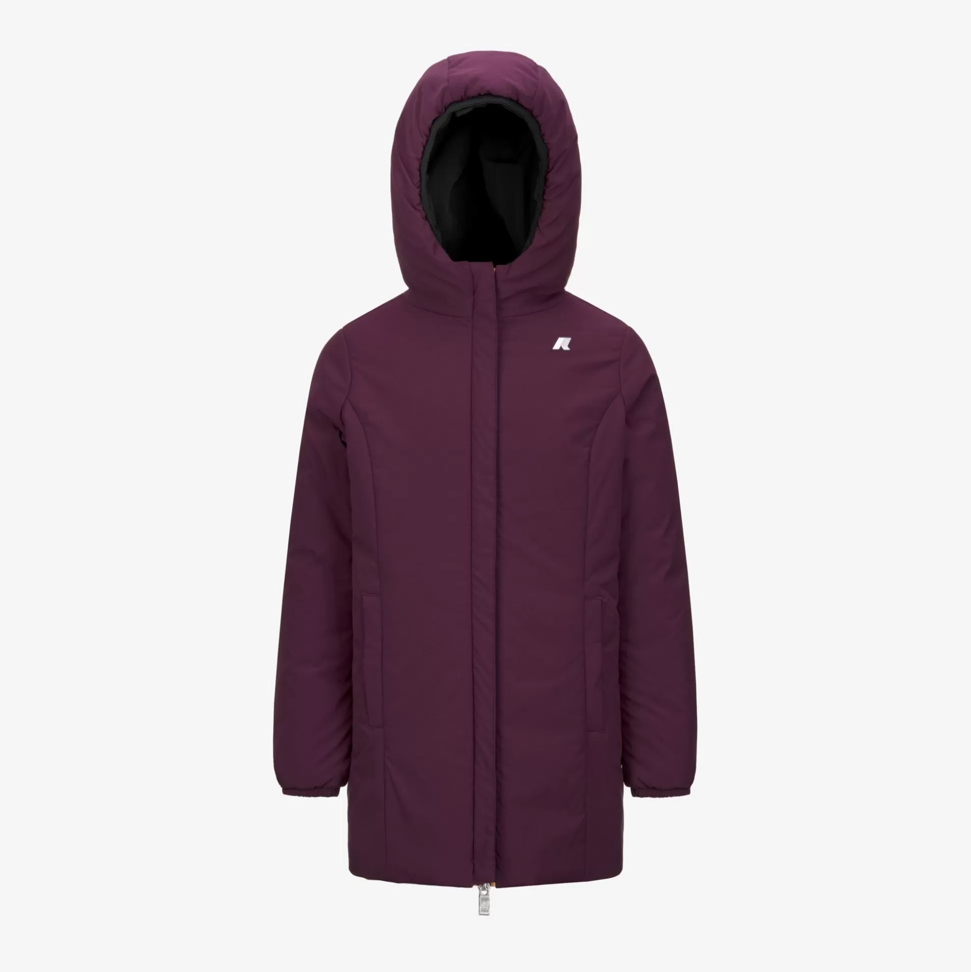 Best Sale K-Way P. DENISE ST WARM REVERSIBLE Blackpure-violetdkpurple