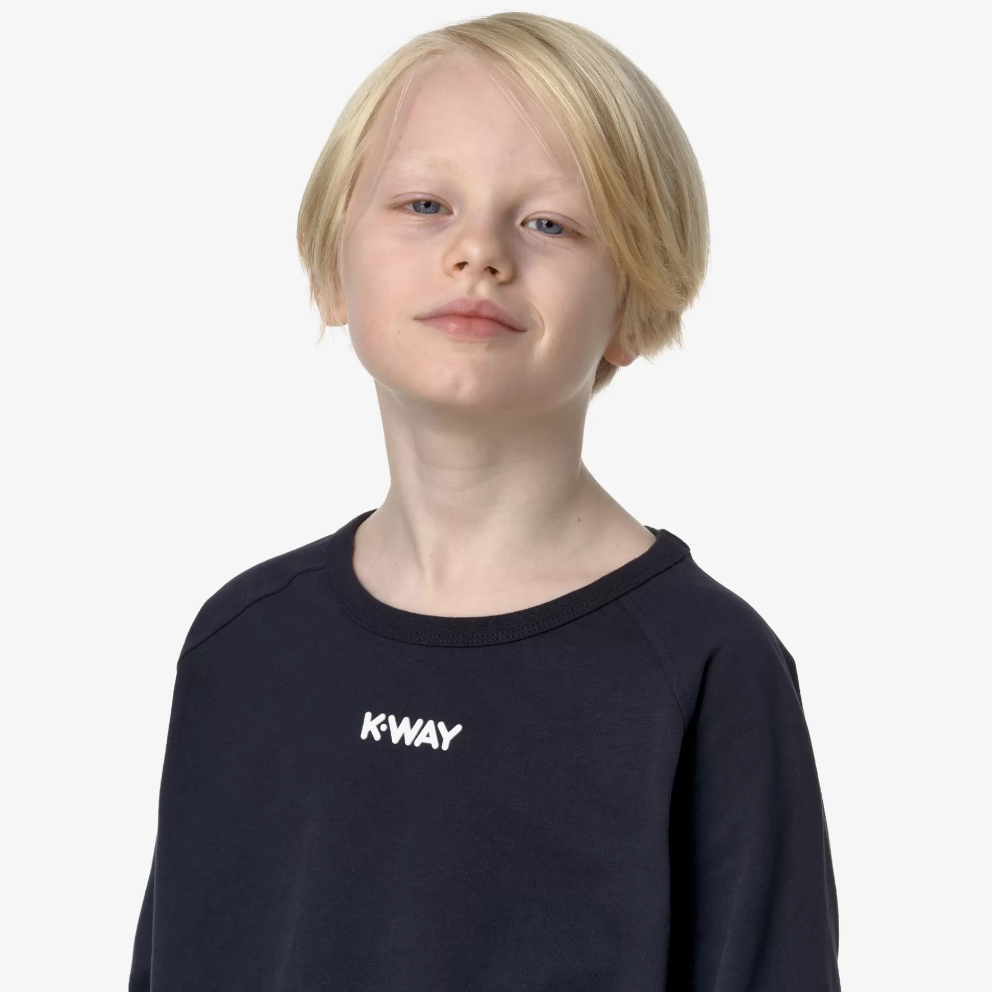 Fashion K-Way P. ELMER PEACH REVERSIBLE SLEEVE Bluedepth-beigegrey