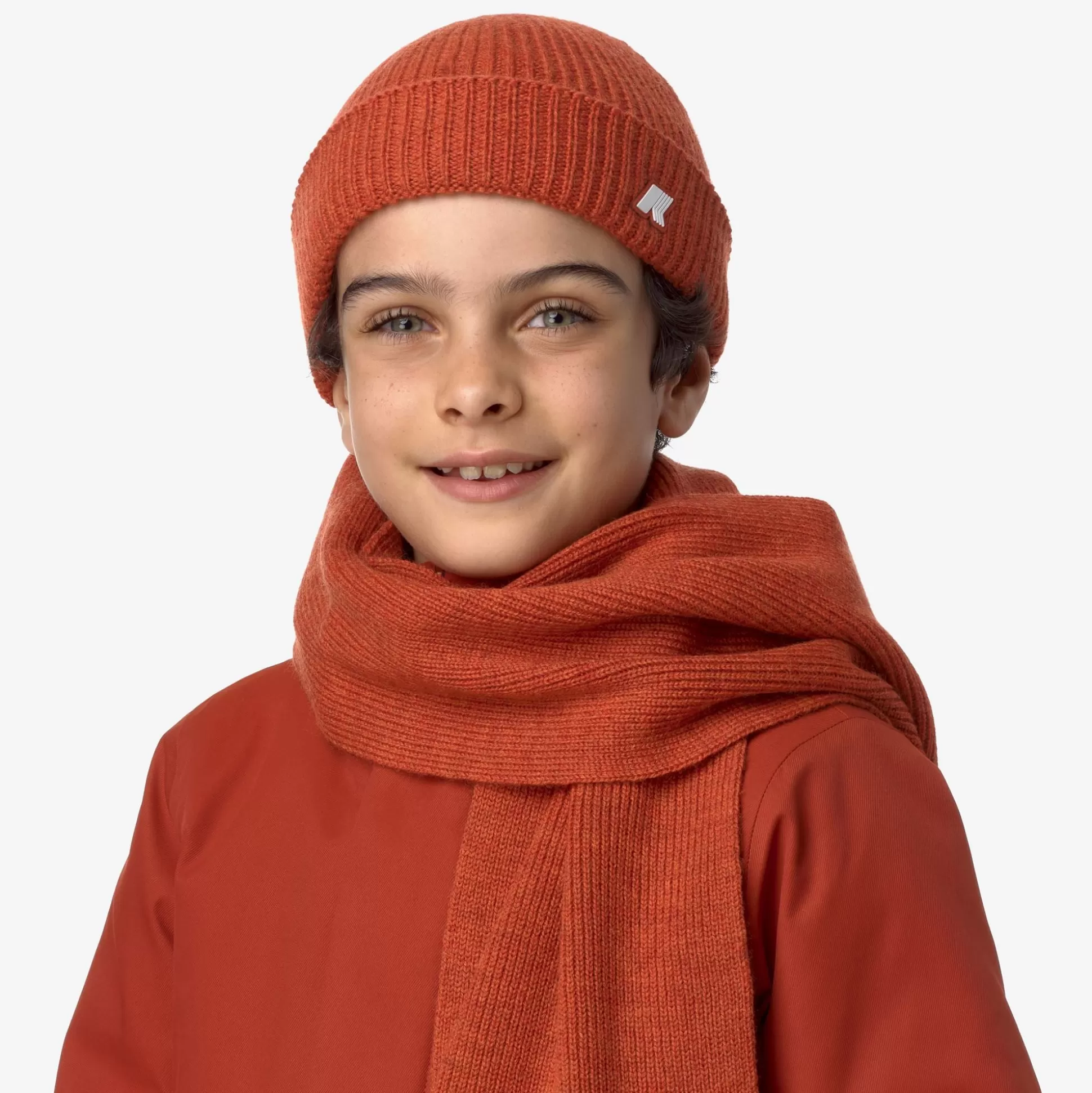 Online K-Way P. ETIENNE CARDIGAN STITCH Redpompeianmelange