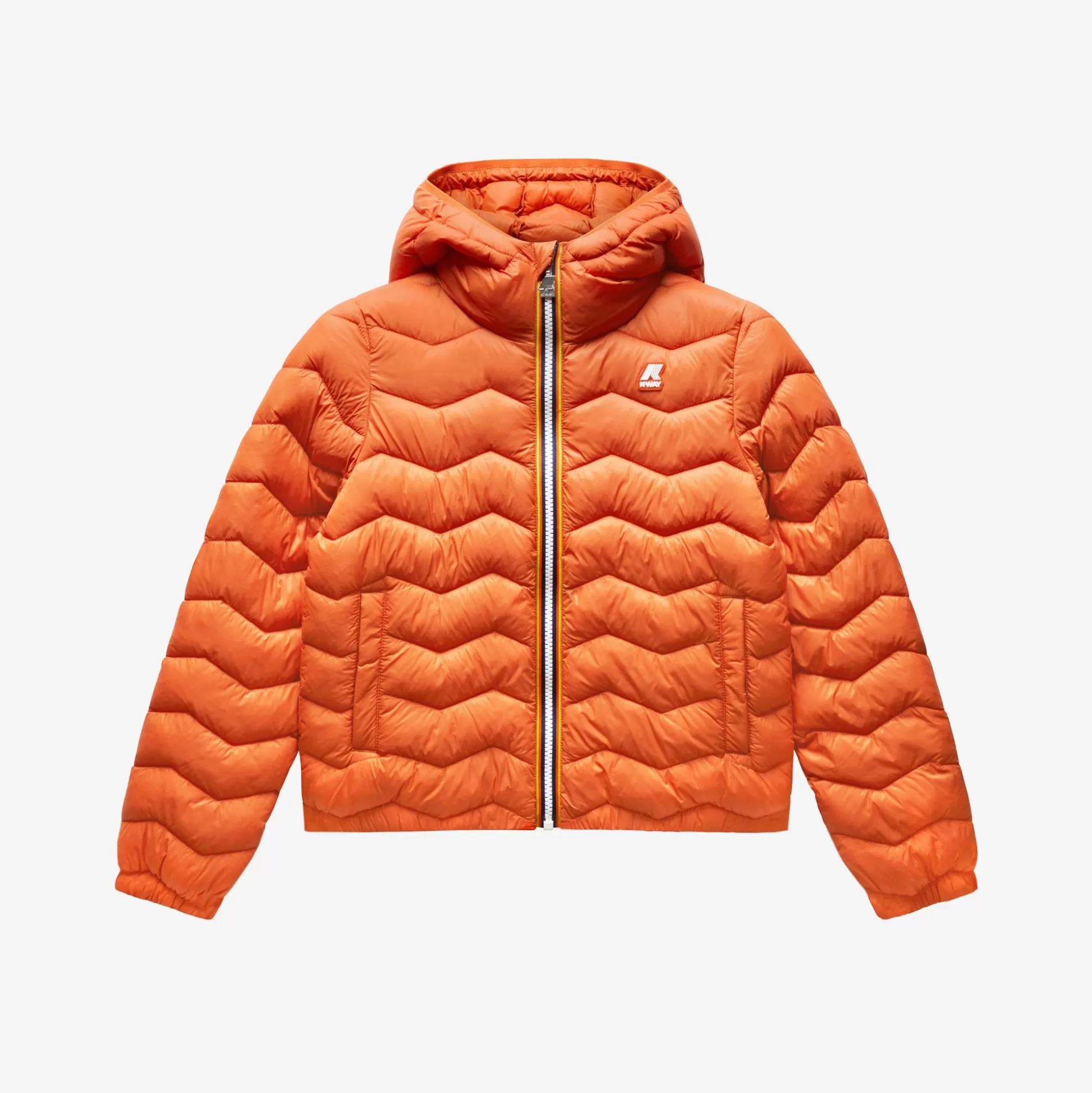 Cheap K-Way P. JACK QUILTED WARM Orangecopper