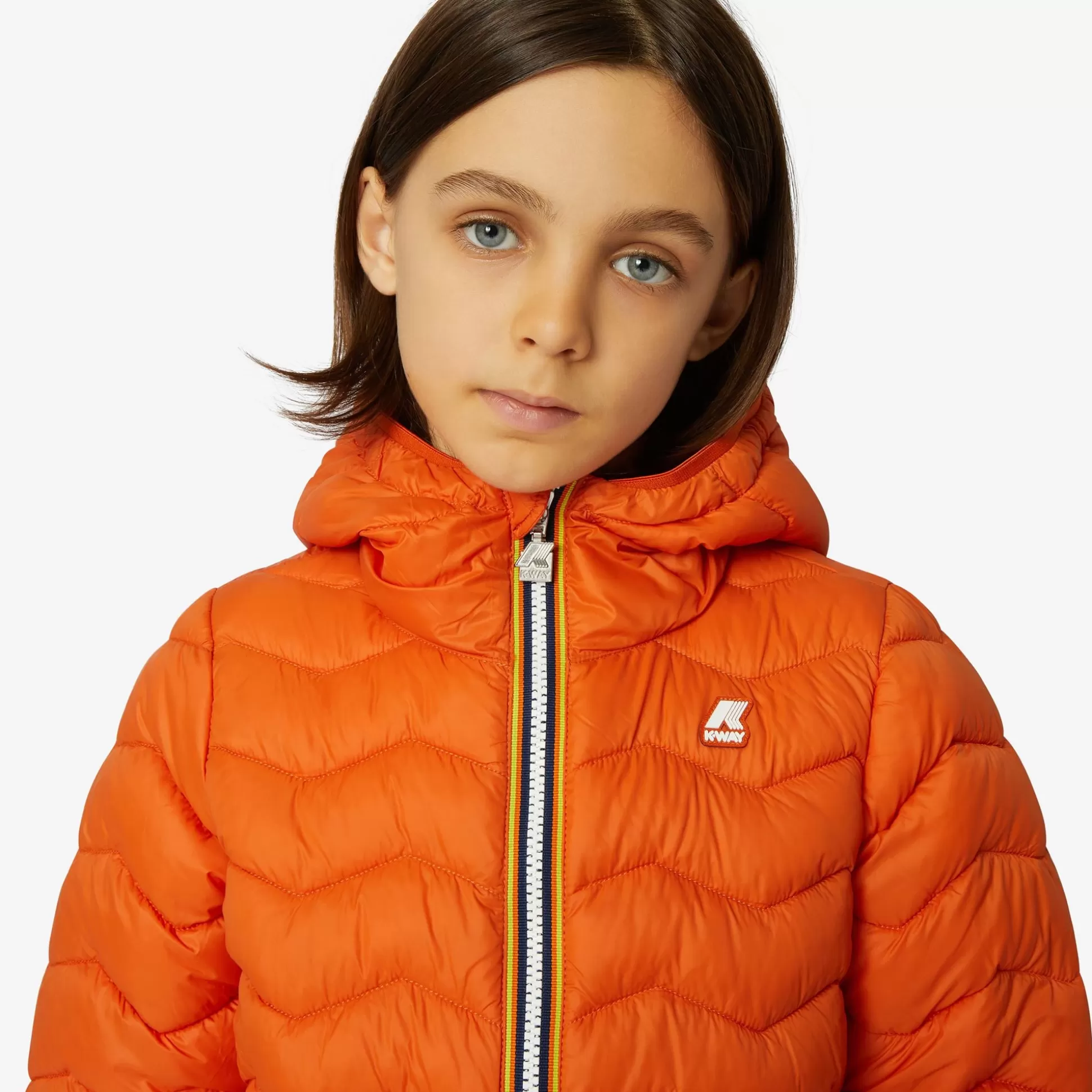 Flash Sale K-Way P. JACK QUILTED WARM Orangerust