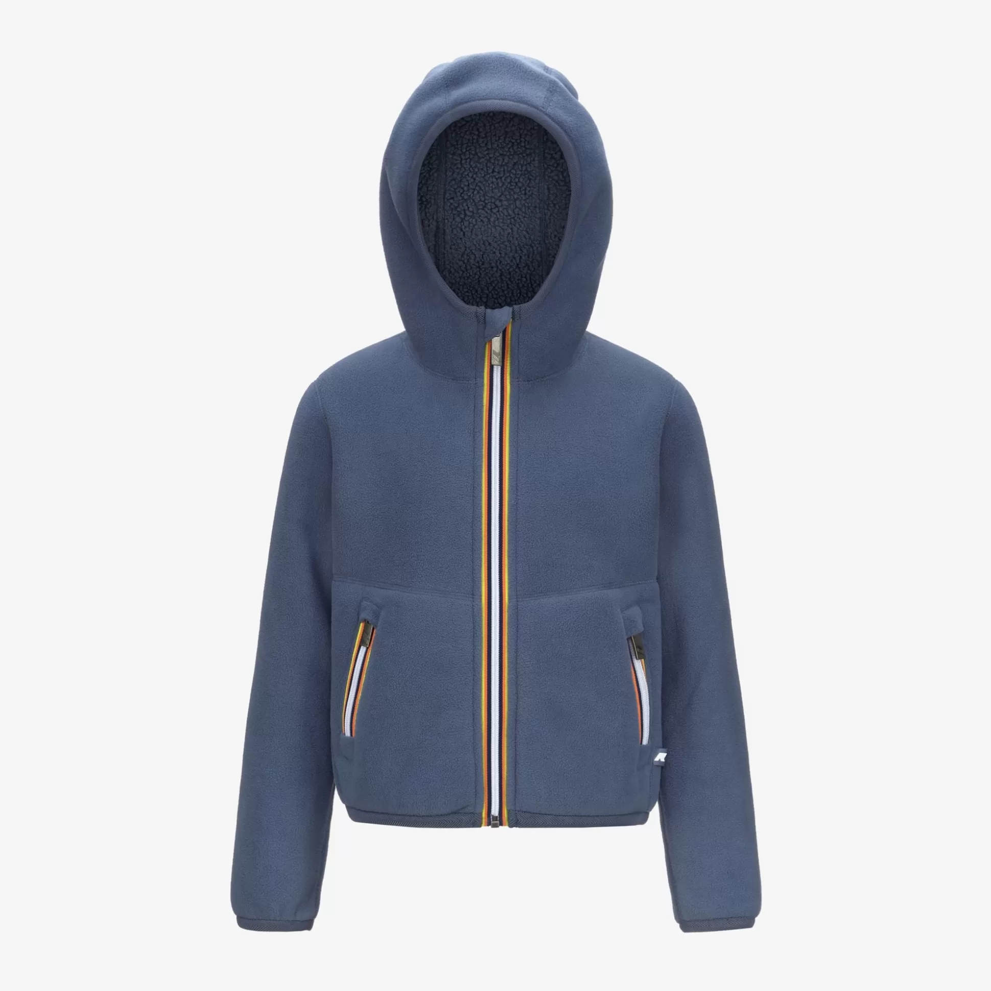 Shop K-Way P. JACK SHERPA POLAR REVERSIBLE Greybluea-greybluea