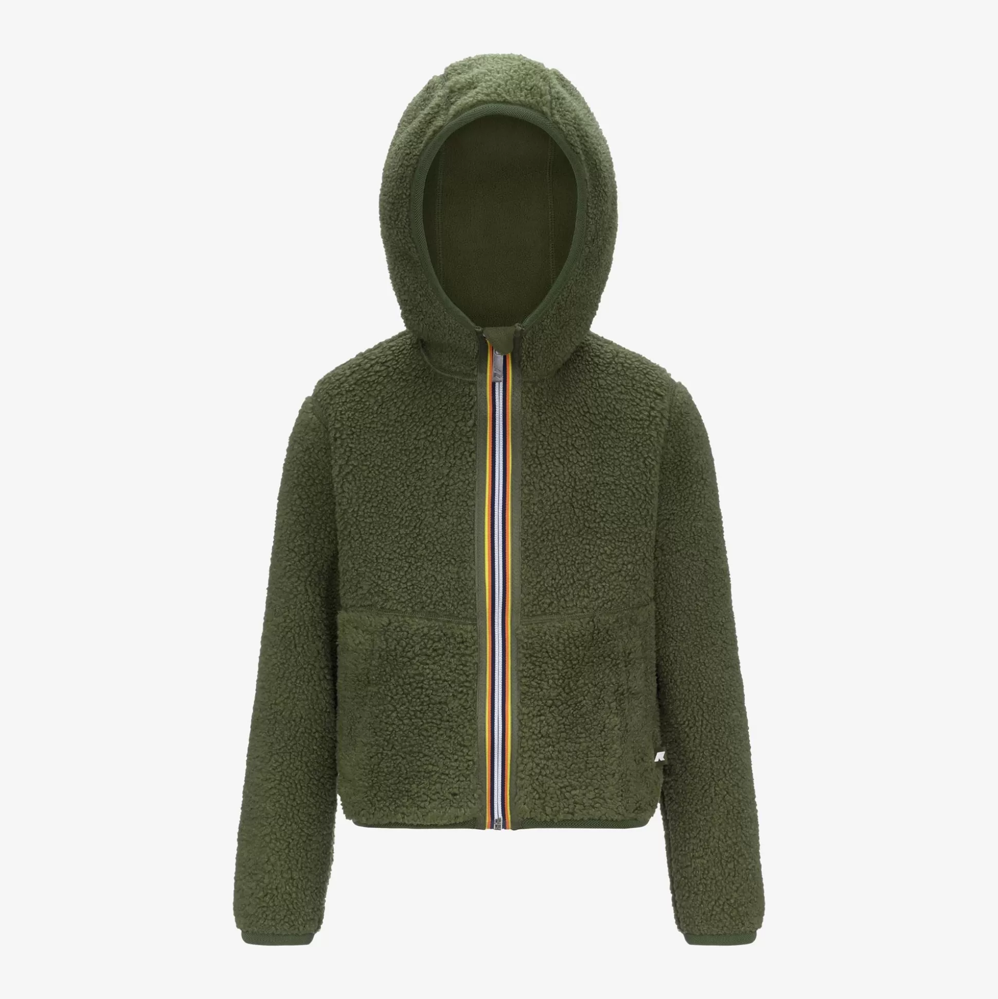 Flash Sale K-Way P. JACK SHERPA POLAR REVERSIBLE Greenc-greenc