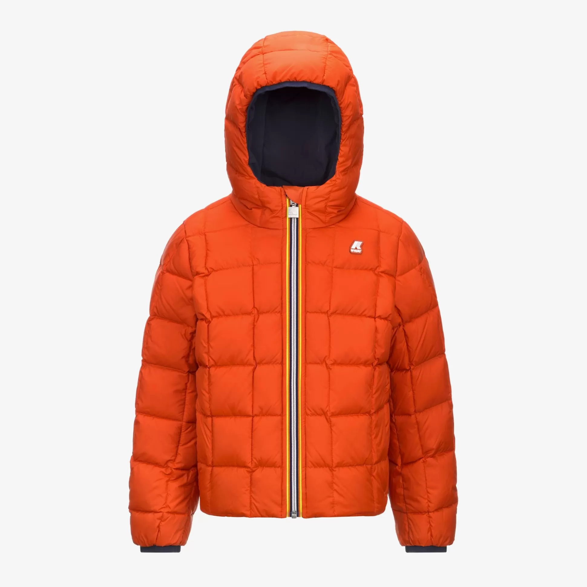 Shop K-Way P. JACK ST THERMO REVERSIBLE Bluedepth-orangepumpkin