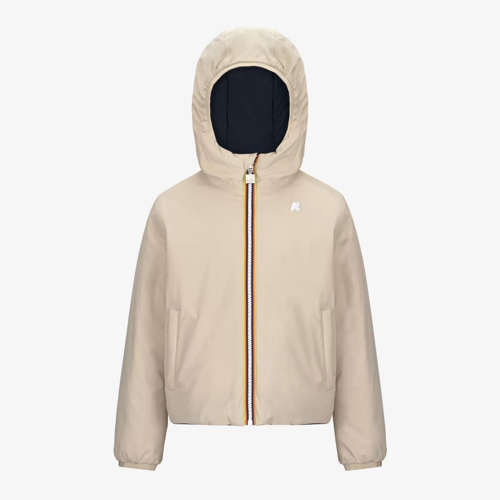 Best Sale K-Way P. JACK ST WARM REVERSIBLE Beigeg-blued