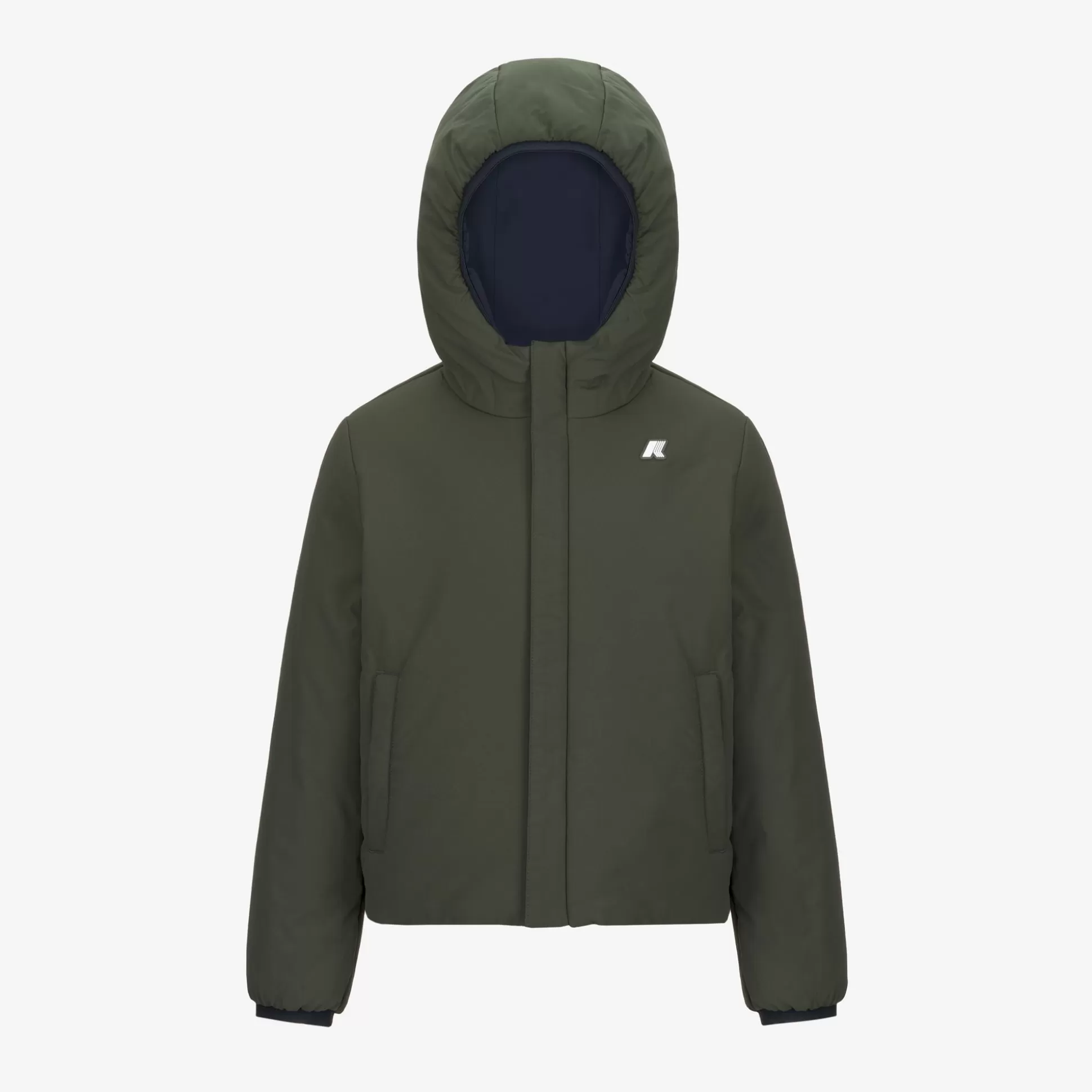 Outlet K-Way P. JACK ST WARM REVERSIBLE Blued-greenb