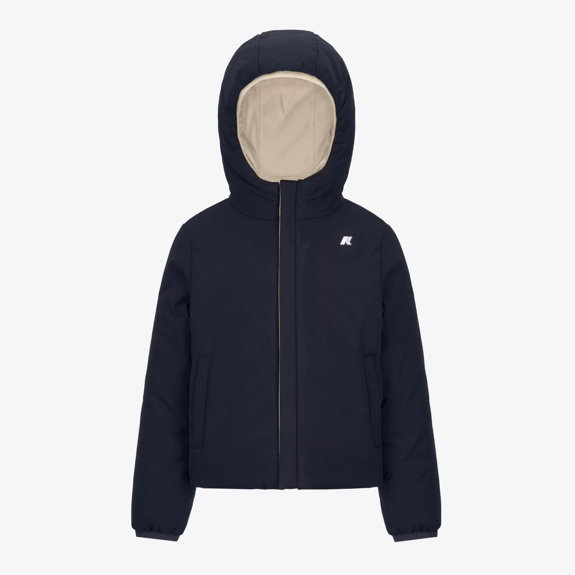 Best Sale K-Way P. JACK ST WARM REVERSIBLE Beigeg-blued