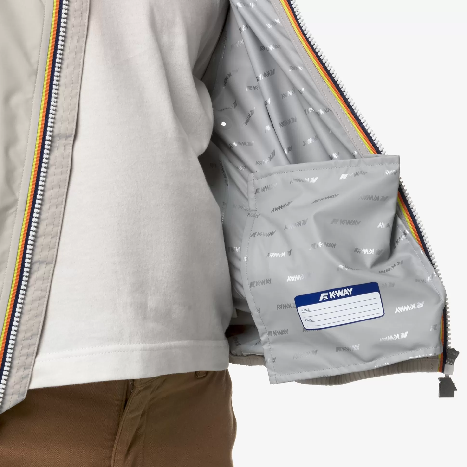 Flash Sale K-Way P. JACK STRETCH DOT Beigelt