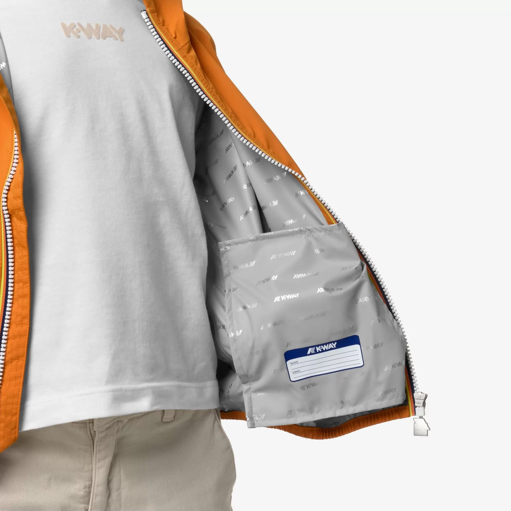Fashion K-Way P. JACK STRETCH DOT Orangemd
