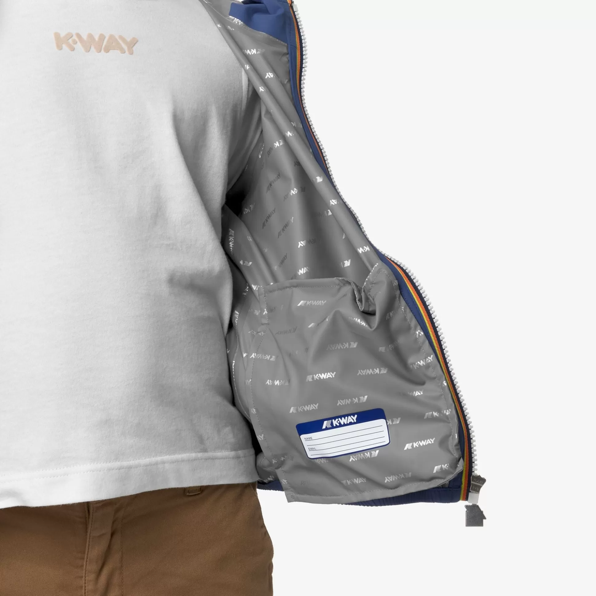 New K-Way P. JACK STRETCH DOT Bluefiord