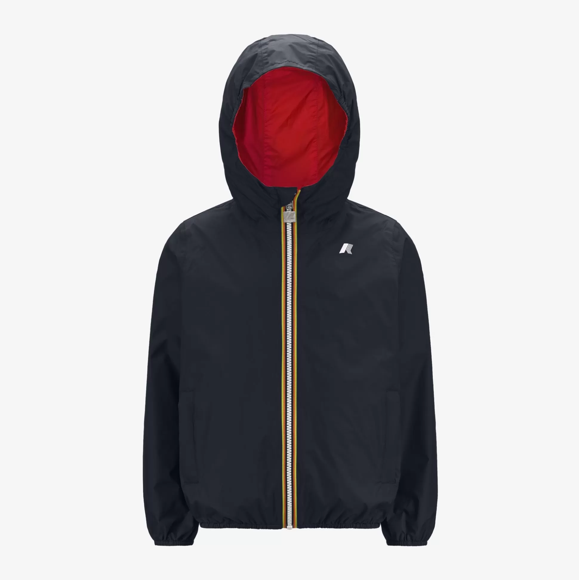 Fashion K-Way P. JAKE PLUS.2 REVERSIBLE Bluedepth-red