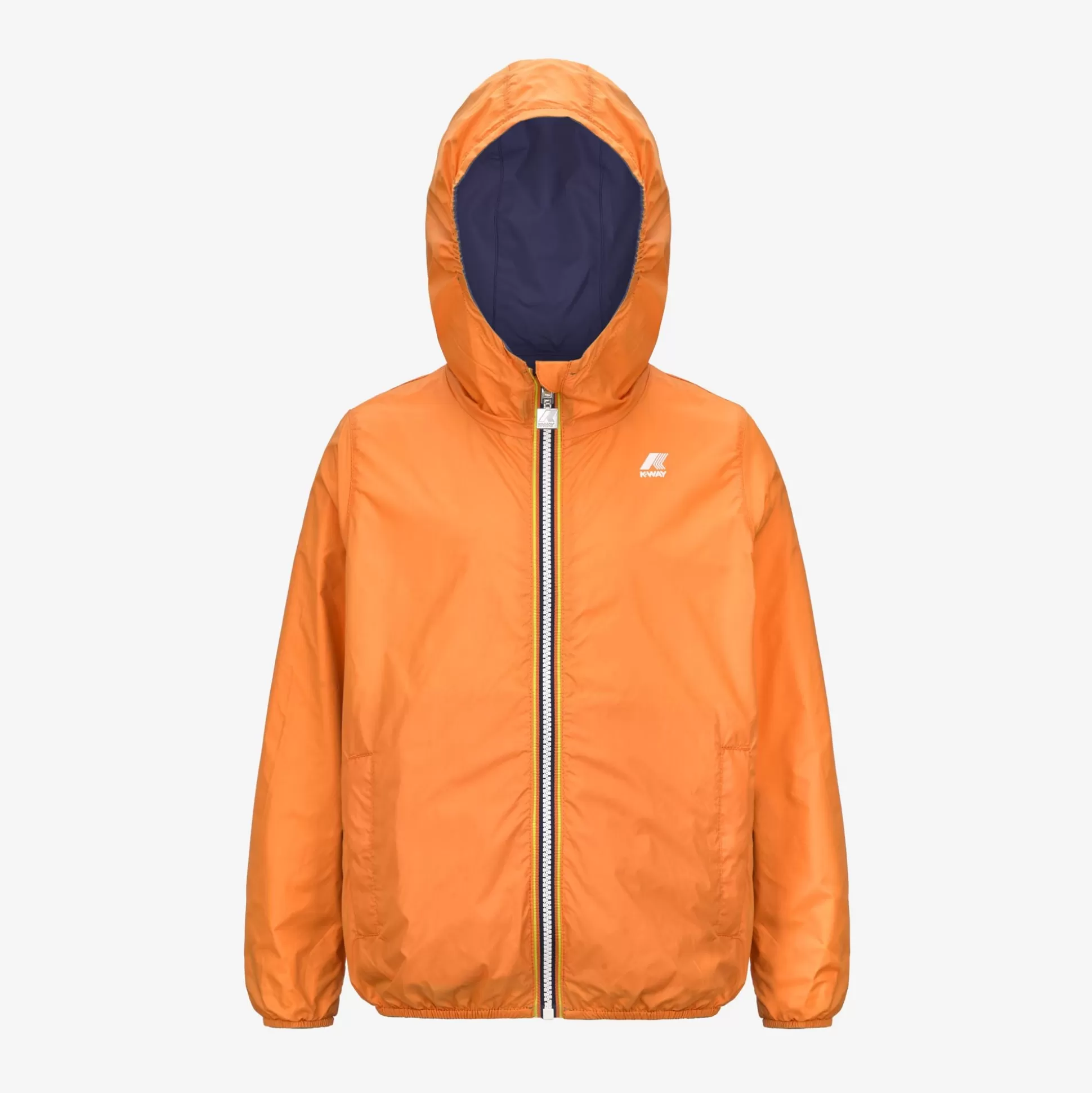 Fashion K-Way P. JAKE PLUS.2 REVERSIBLE Bluefiord-orangemd