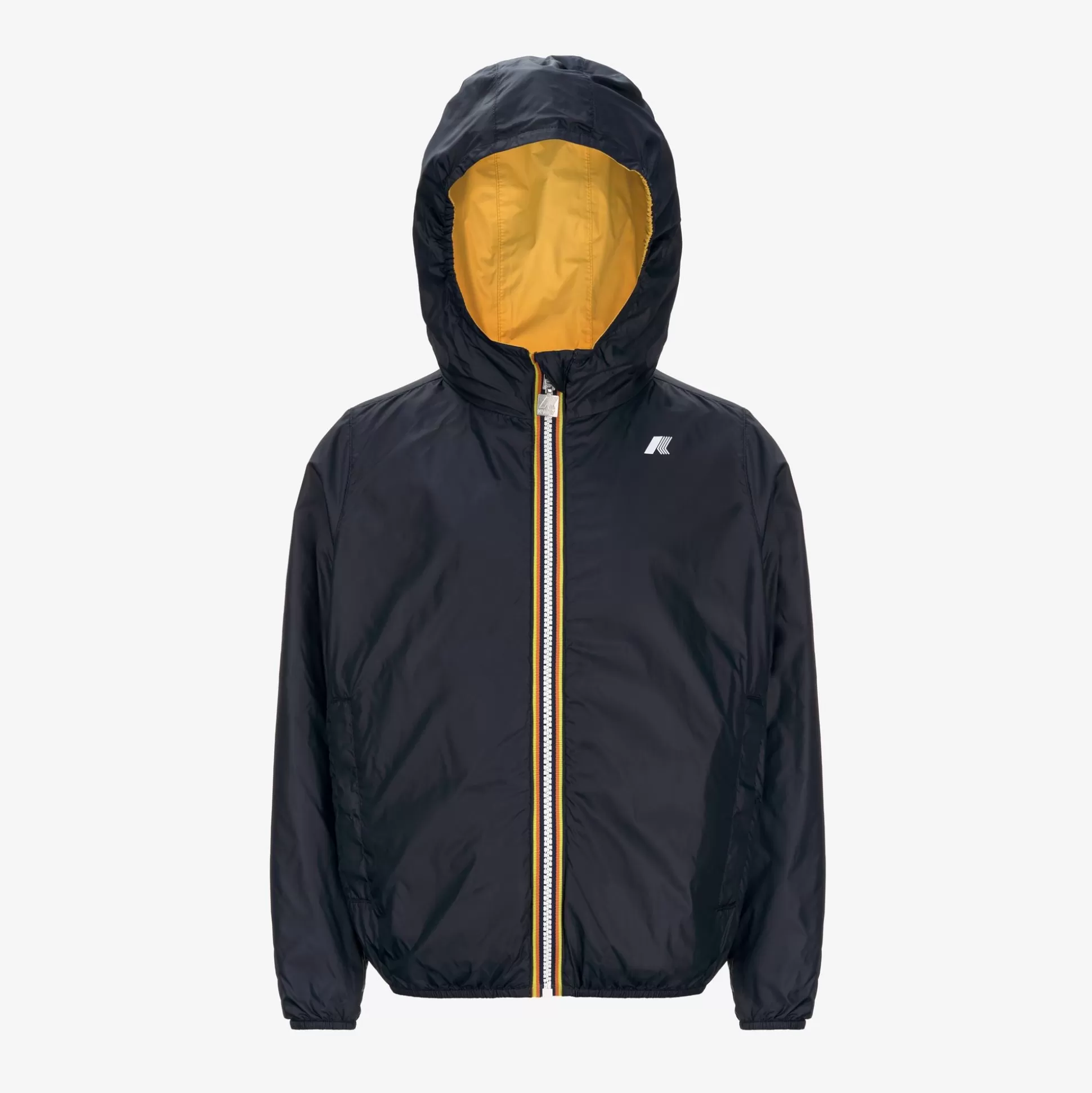 Outlet K-Way P. JAKE PLUS.2 REVERSIBLE Yellowmimosa-bluedepth