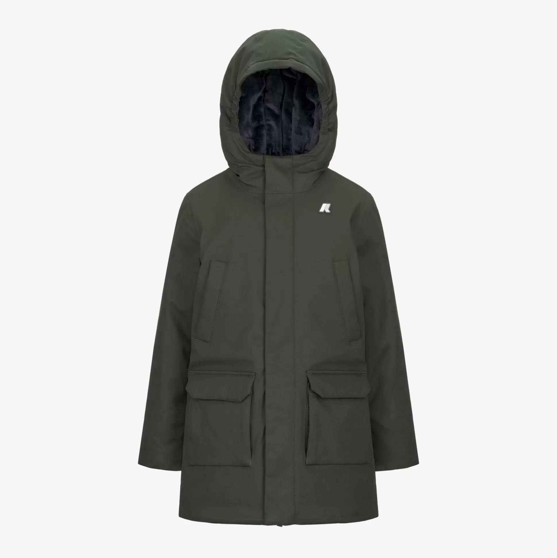 Outlet K-Way P. JARKO TWILL MARMOTTA Greenb-bluea