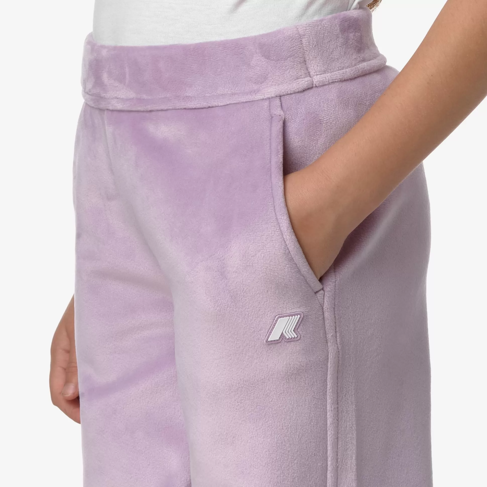 Clearance K-Way P. JENNY VELOUR POLAR Violetltlilac
