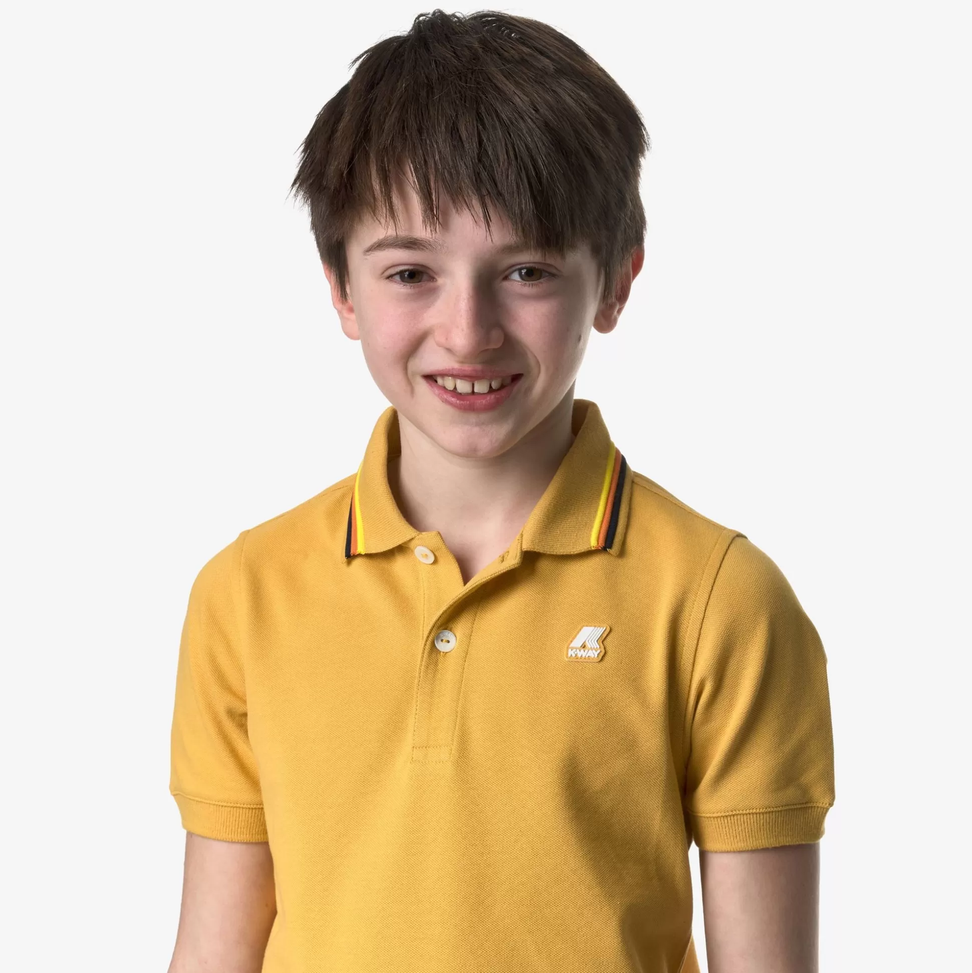 Shop K-Way P. JUDE STRIPES Yellowmimosa