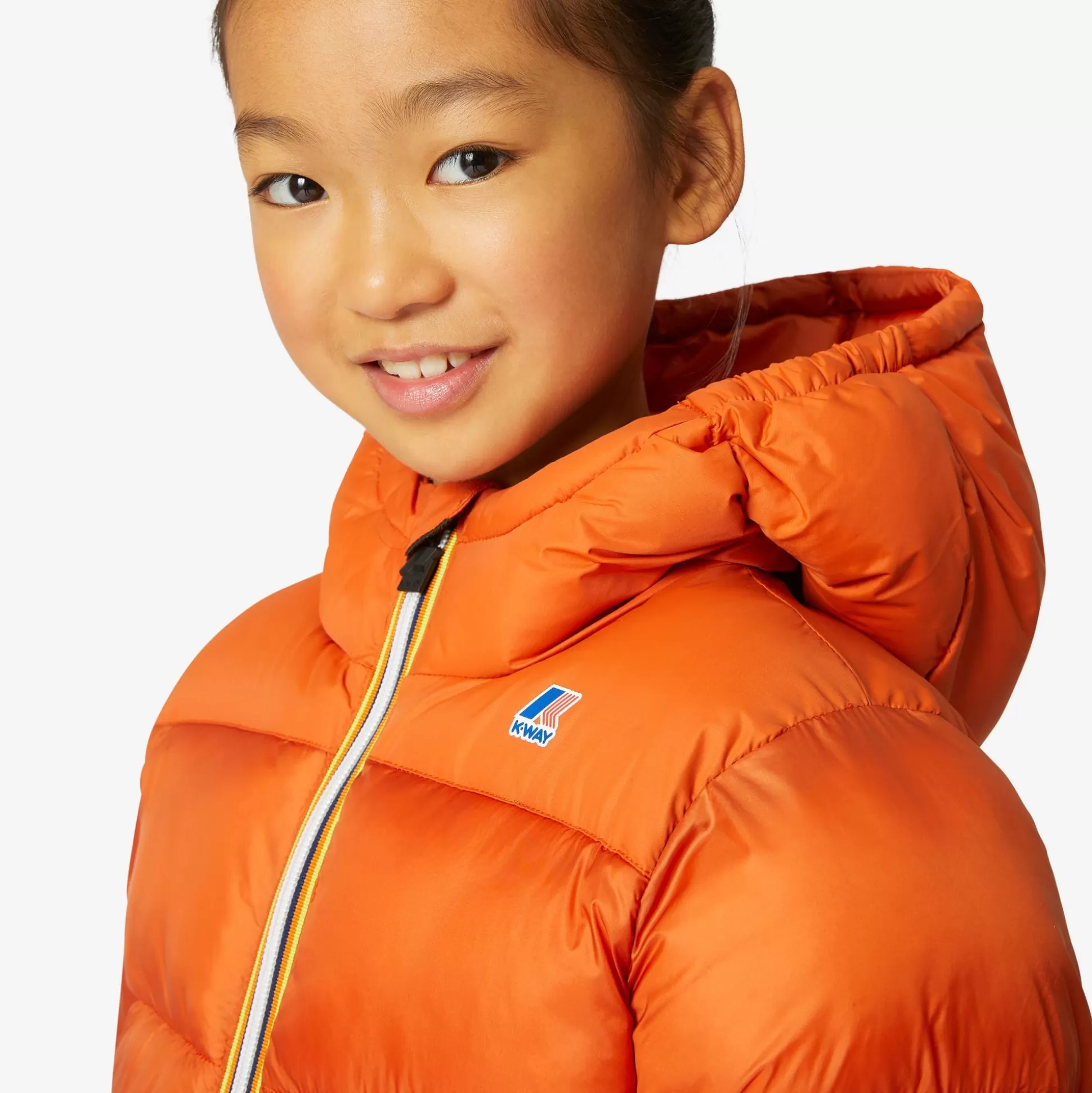 Flash Sale K-Way P. LE VRAI 3.0 CLAUDE HEAVY WARM Orangerust