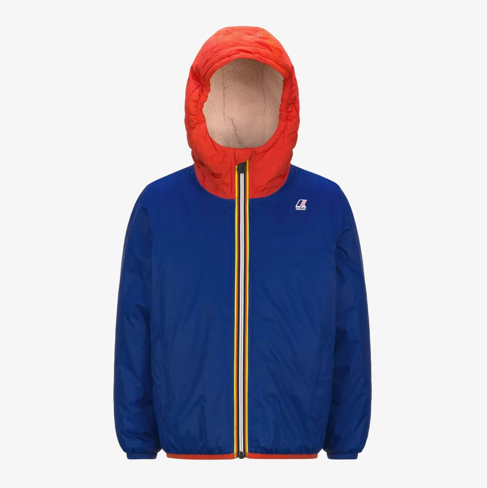 Hot K-Way P. LE VRAI 3.0 CLAUDE ORSETTO Bluer-orange-ecru