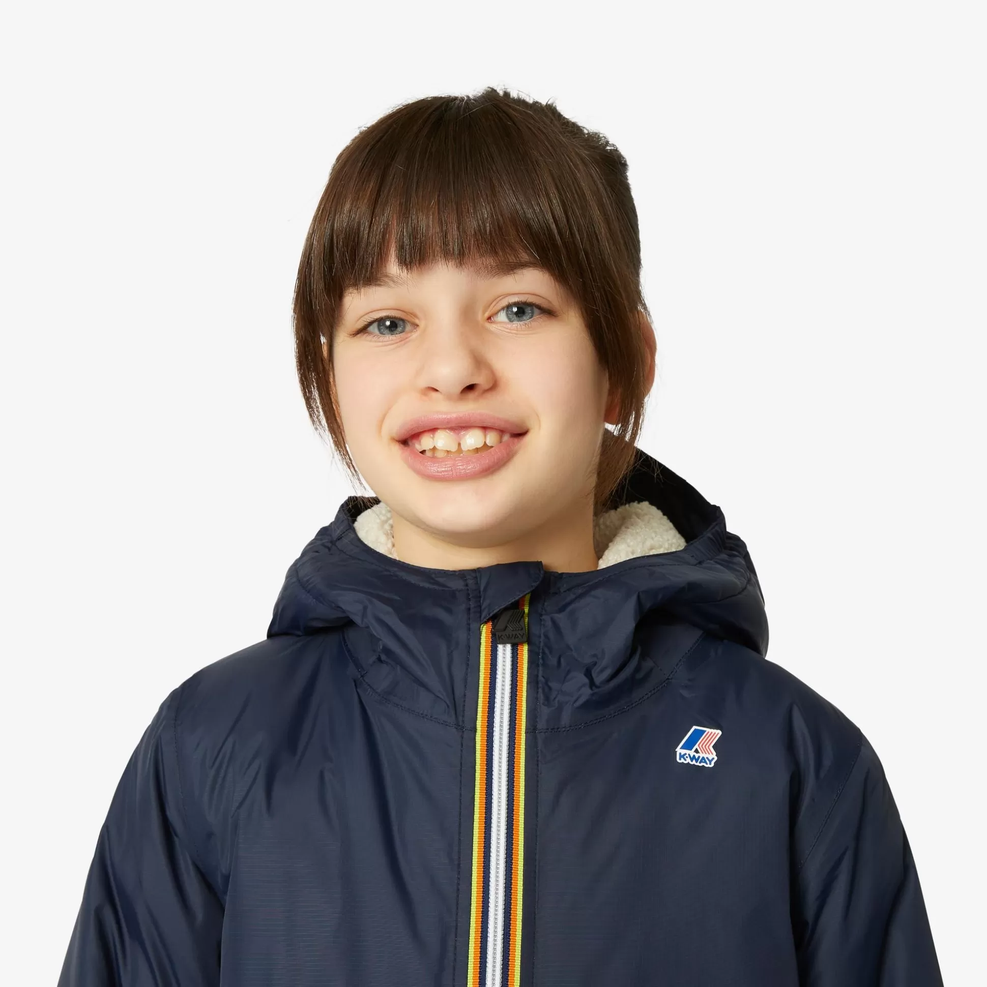 Discount K-Way P. LE VRAI 3.0 CLAUDE ORSETTO Bluedepht-ecru