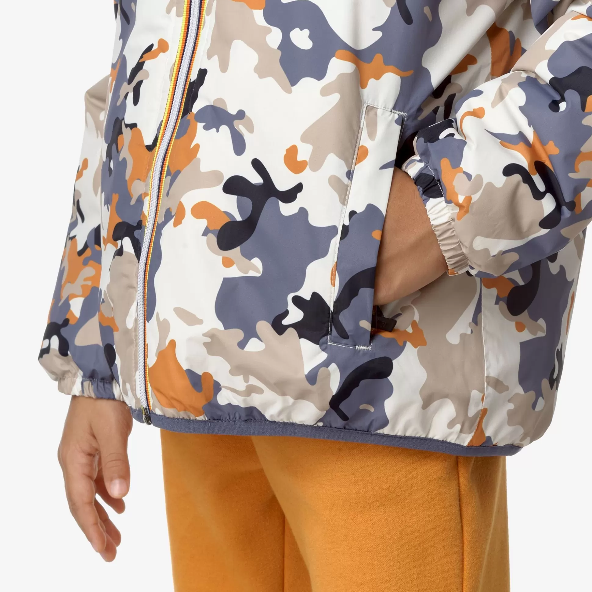 Store K-Way P. LE VRAI 3.0 CLAUDE ORSETTO GRAPHIC Ecru-camoboyavio
