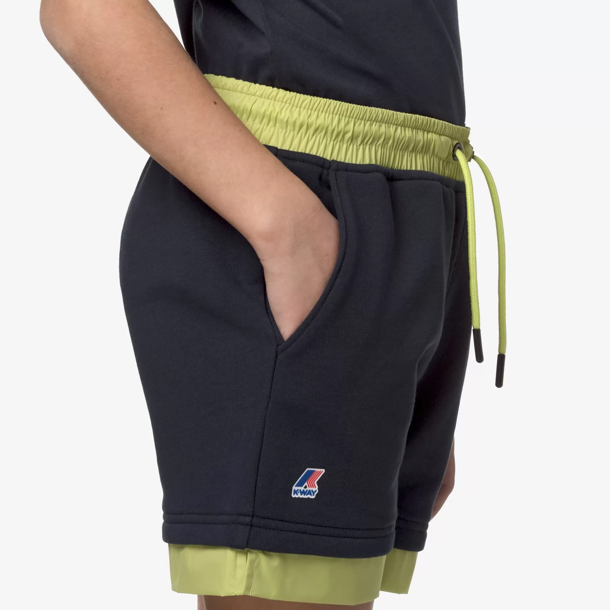 Best Sale K-Way P. LE VRAI NEST NYLON PC Bluedepth-greencelery