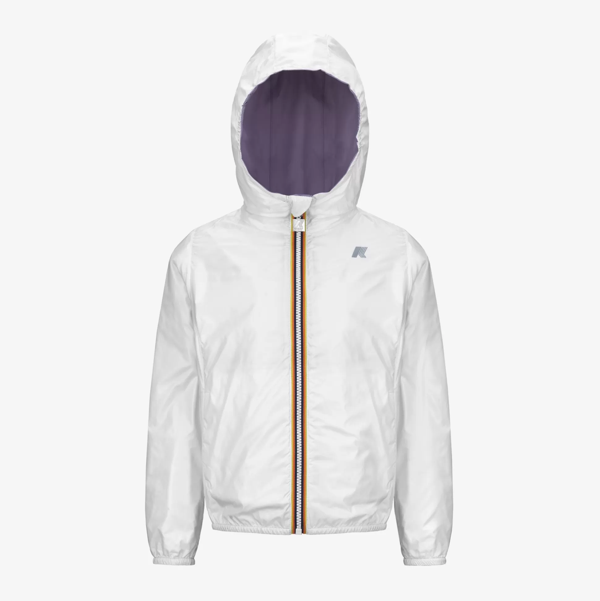 Store K-Way P. LILY PLUS.2 REVERSIBLE Violetg-white