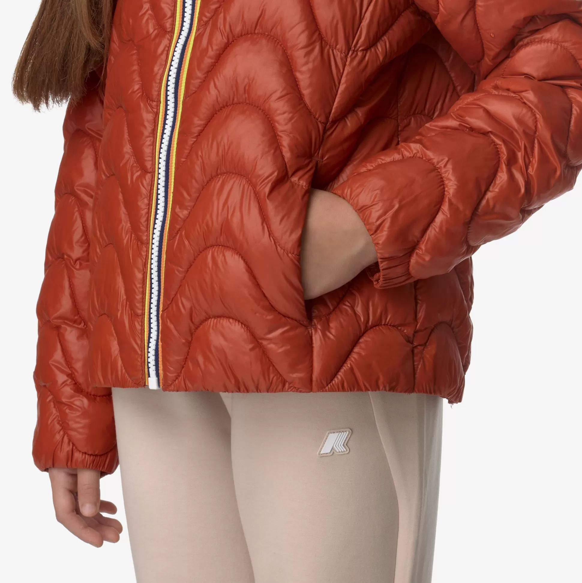 Store K-Way P. LILY QUILTED WARM Redpompeian