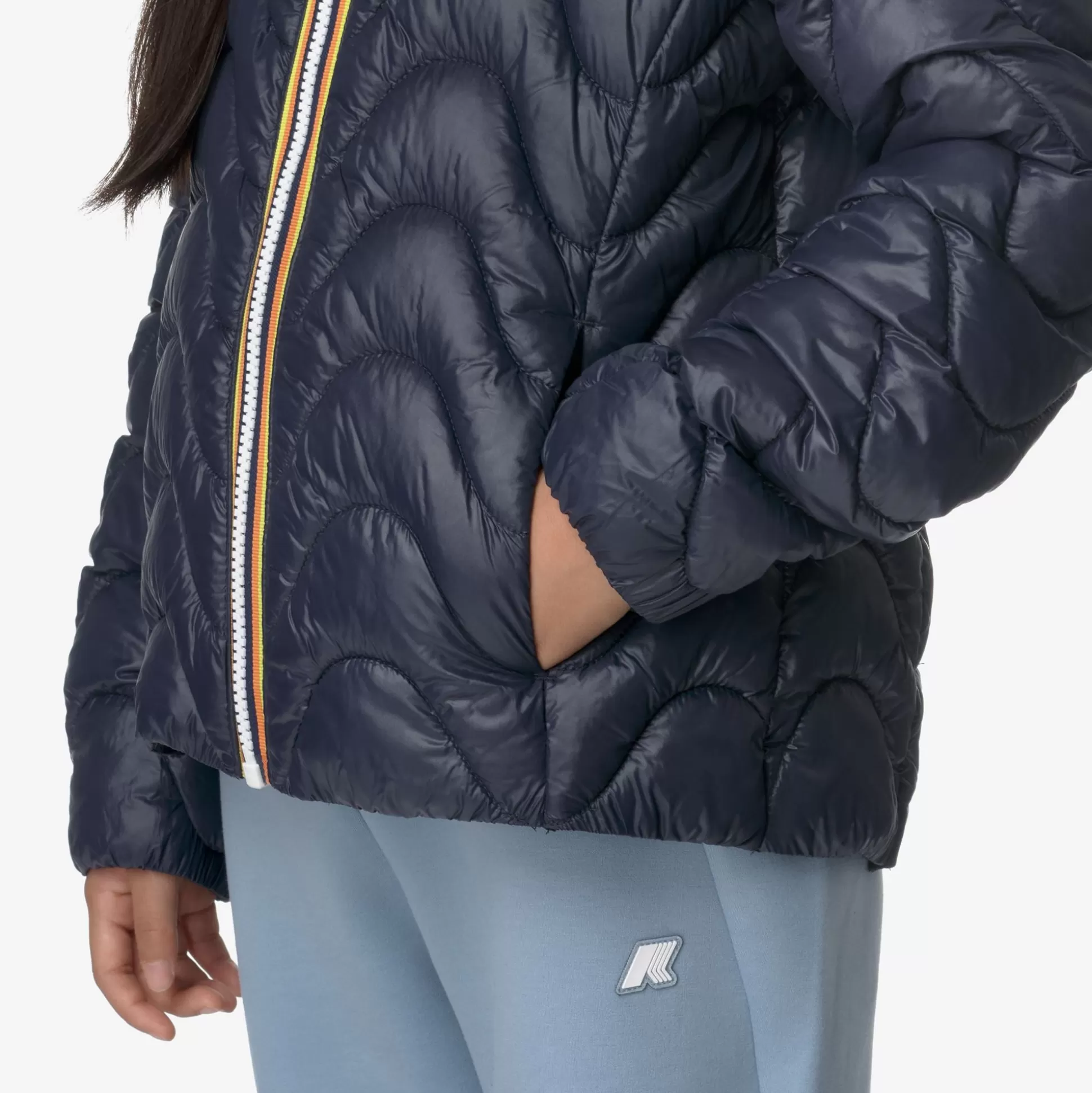 Flash Sale K-Way P. LILY QUILTED WARM Bluedepth