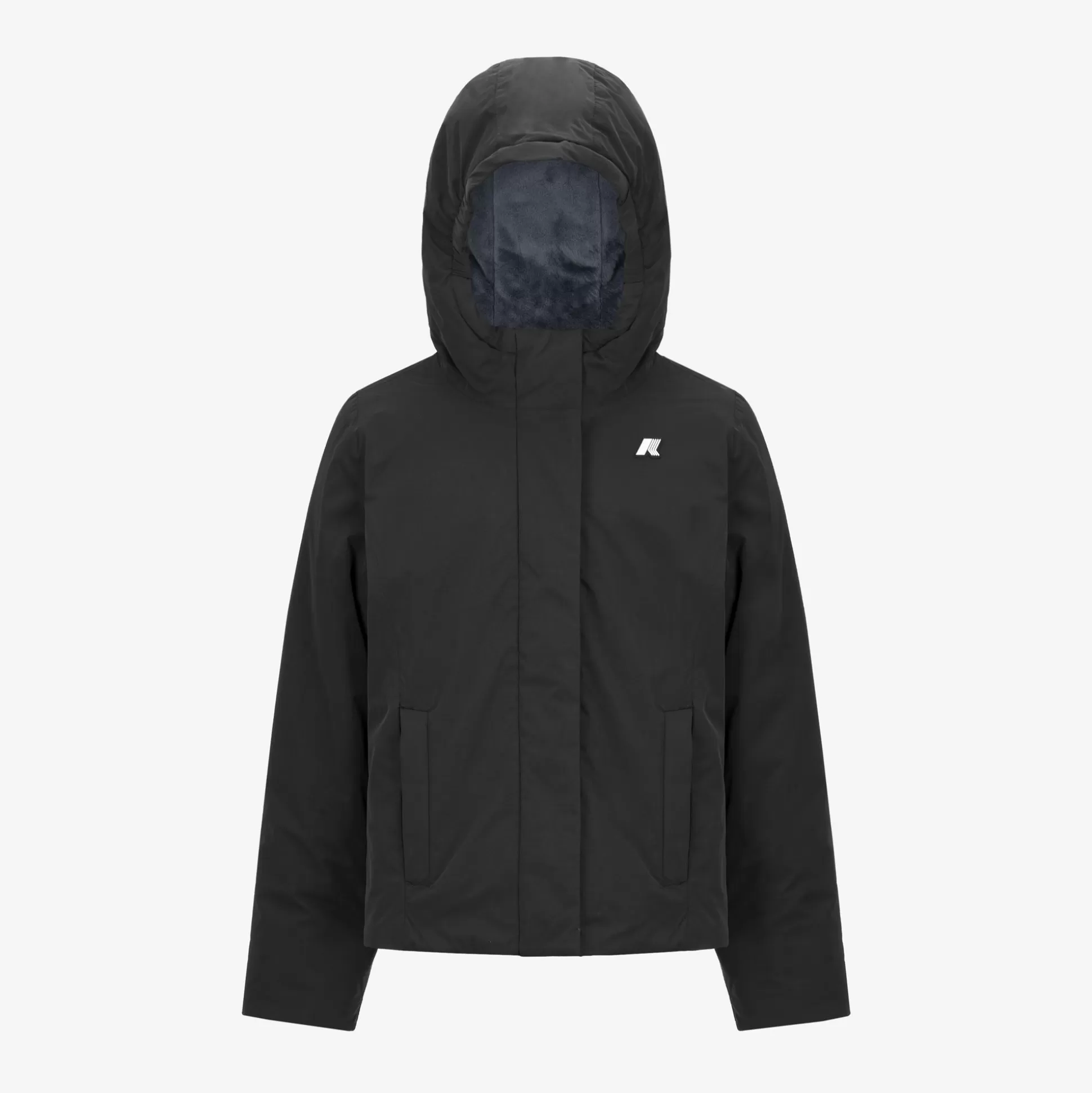 New K-Way P. LILY SOFT TOUCH MARMOTTA Blackp-bluea