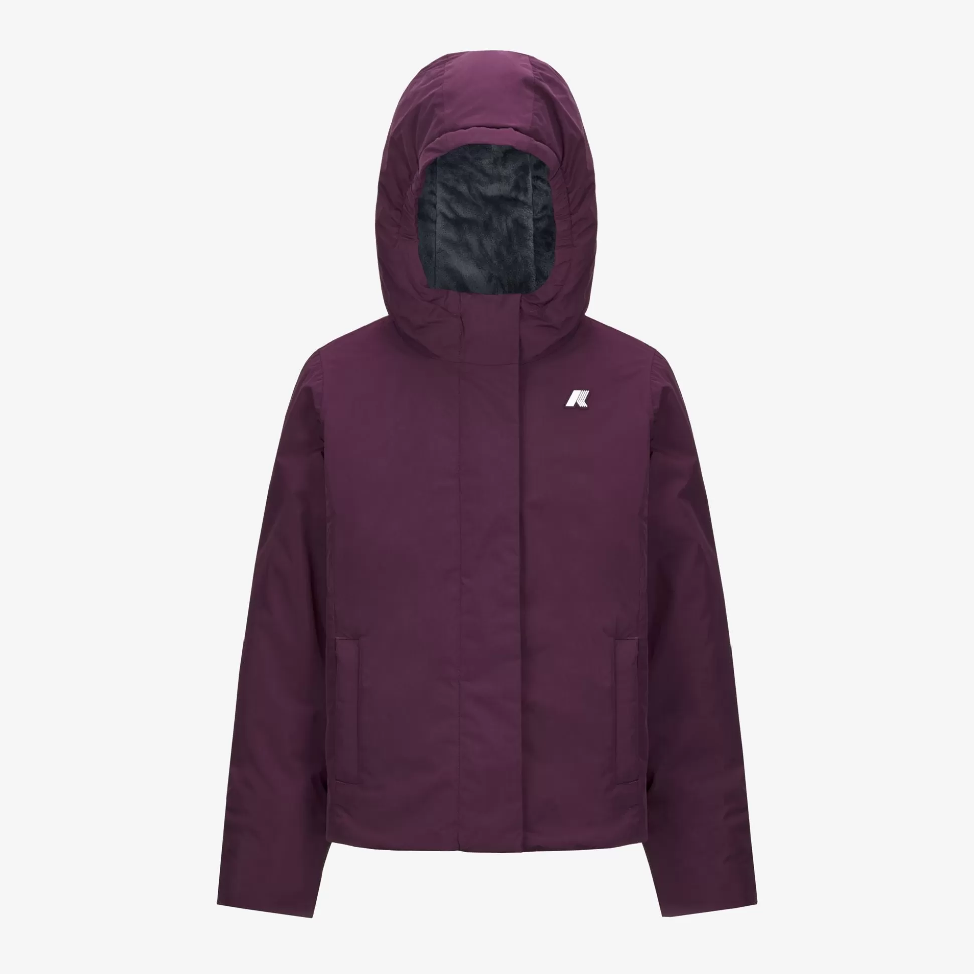 Clearance K-Way P. LILY SOFT TOUCH MARMOTTA Violetdkpurple-greygoat