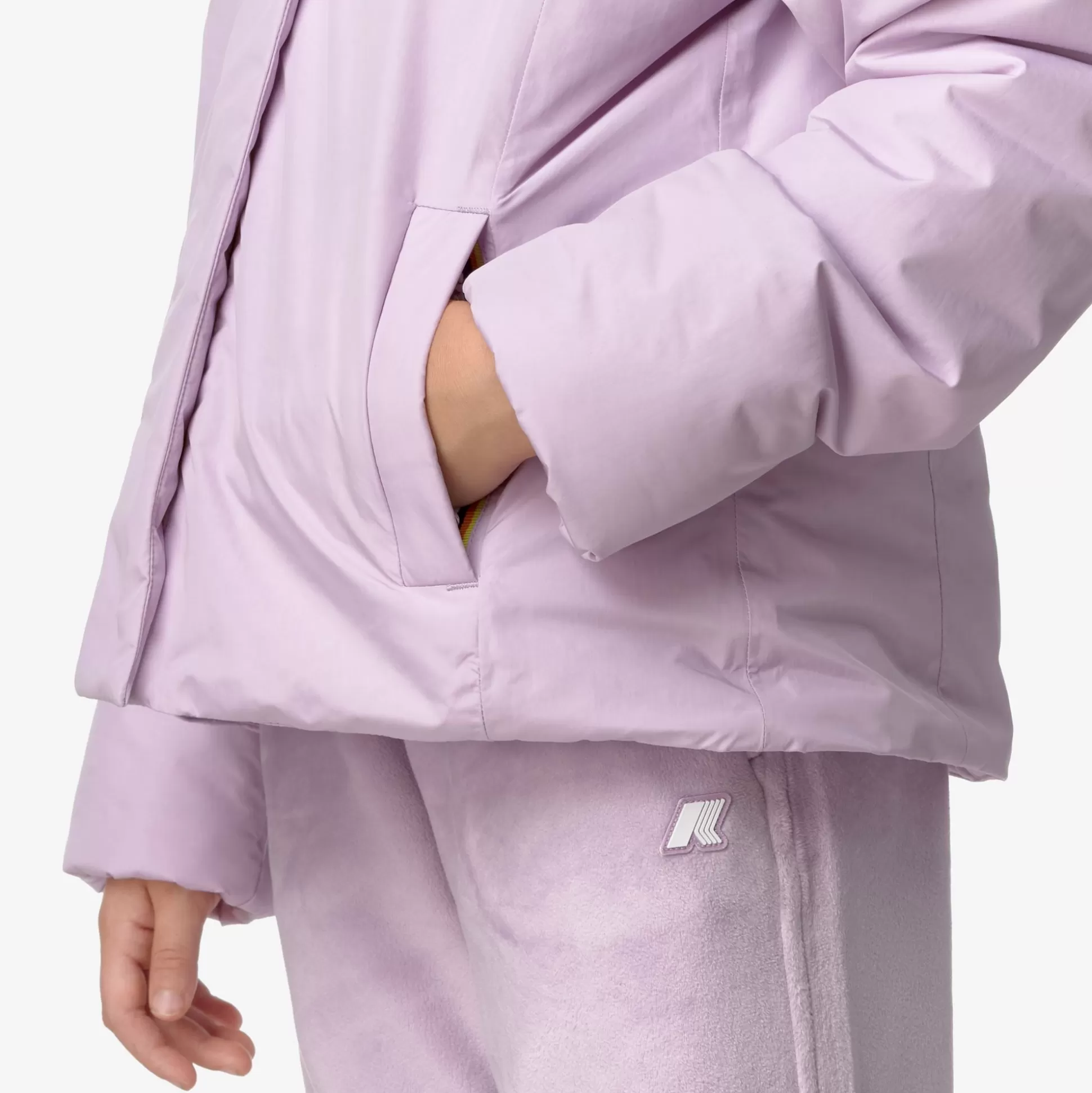 Sale K-Way P. LILY SOFT TOUCH MARMOTTA Violetltlilac-greygoat