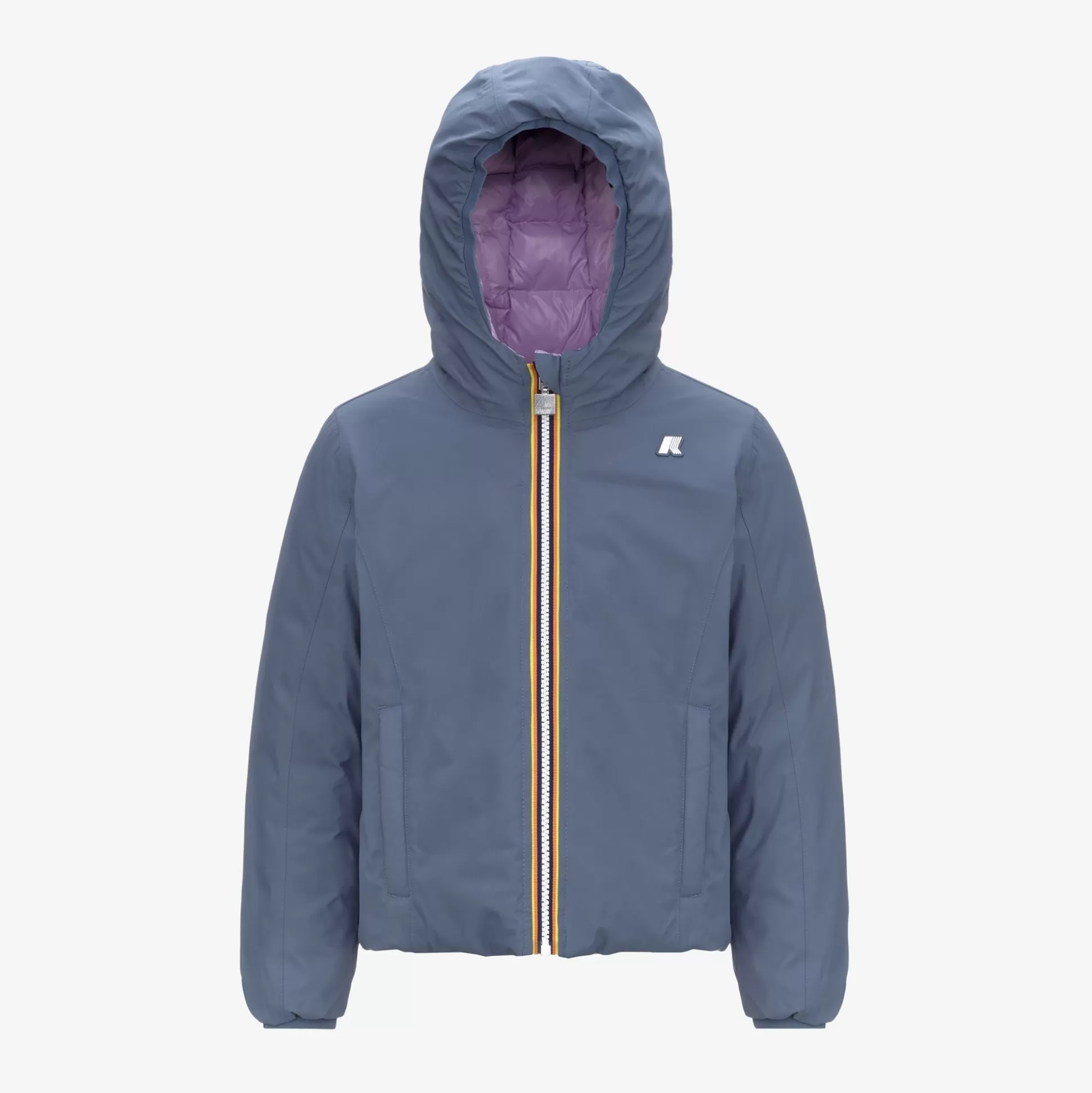 Outlet K-Way P. LILY ST THERMO REVERSIBLE Greyblueavio-violetltlilac