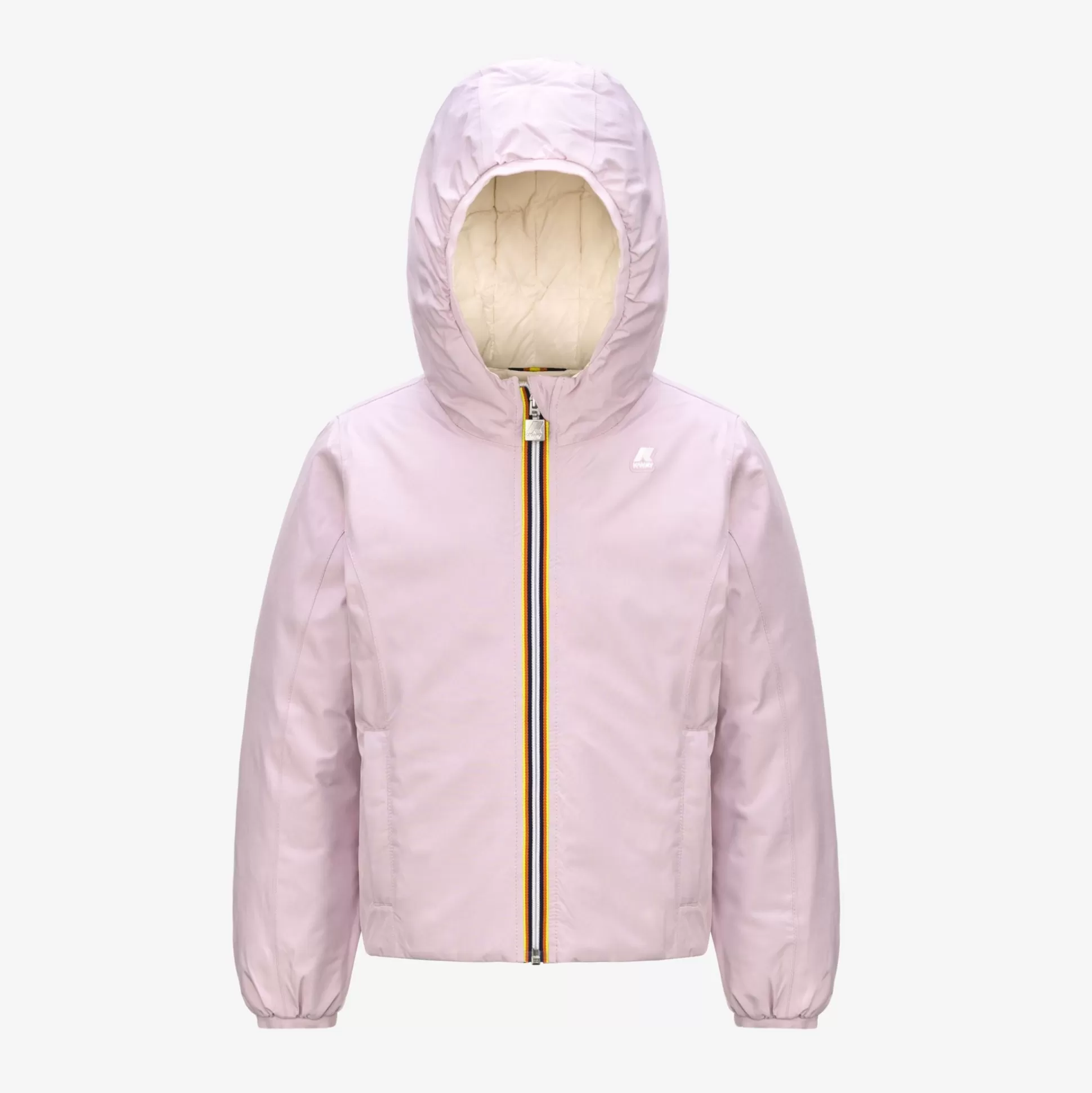 Store K-Way P. LILY ST THERMO REVERSIBLE Pinkrose-whitegardenia