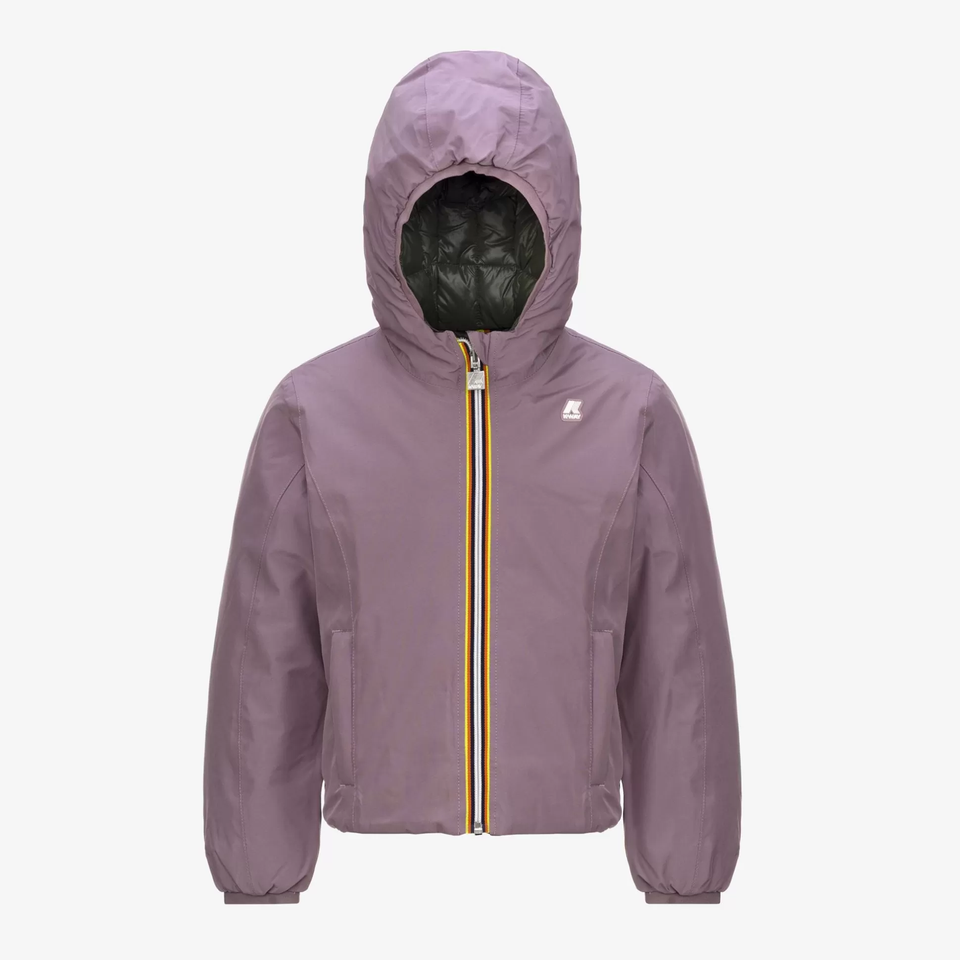Best Sale K-Way P. LILY ST THERMO REVERSIBLE Violetdusty-greenblackish