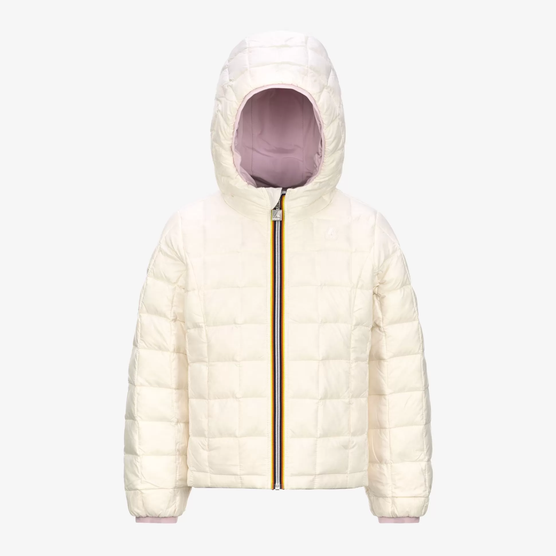 Store K-Way P. LILY ST THERMO REVERSIBLE Pinkrose-whitegardenia