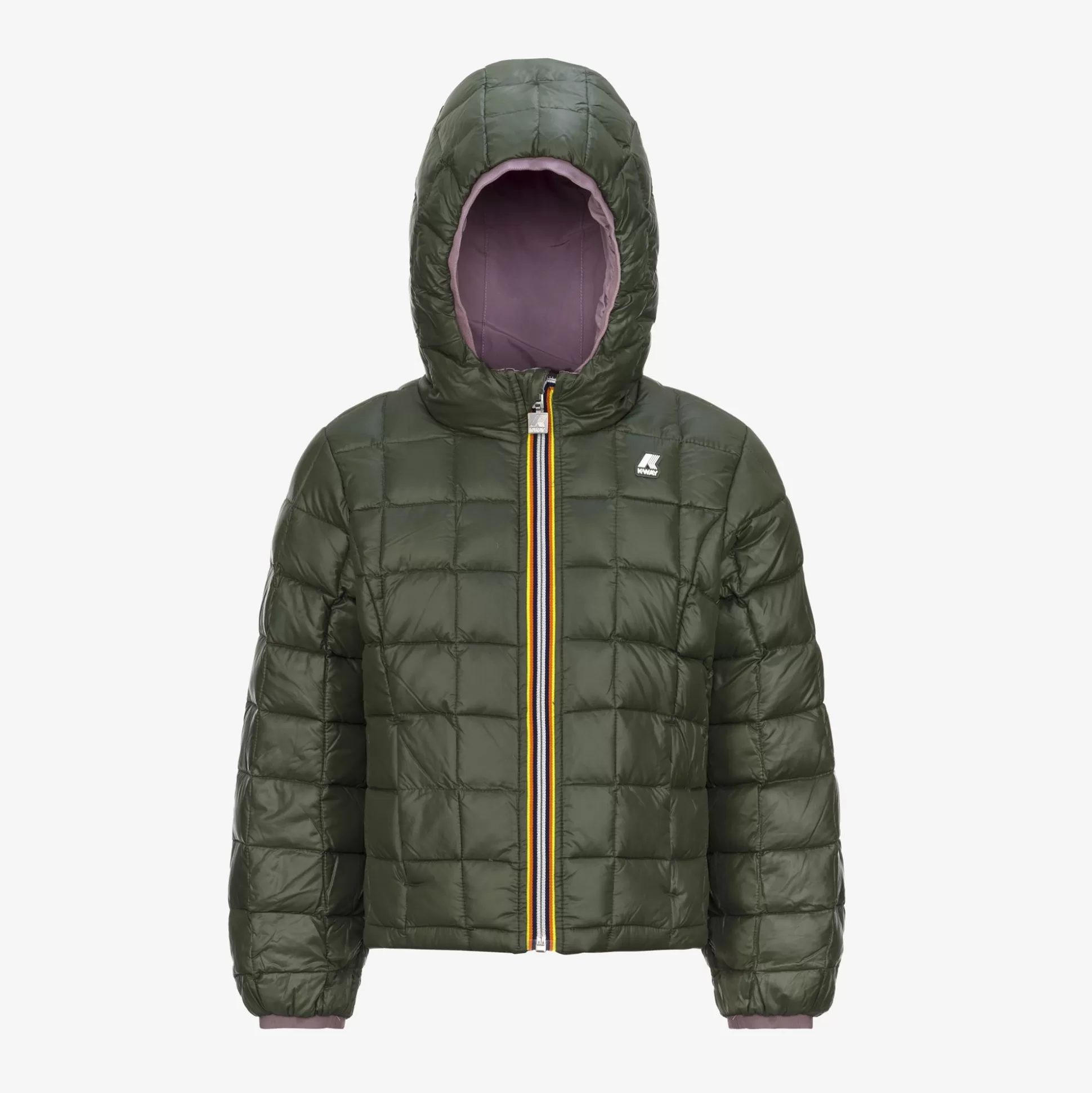 Best Sale K-Way P. LILY ST THERMO REVERSIBLE Violetdusty-greenblackish