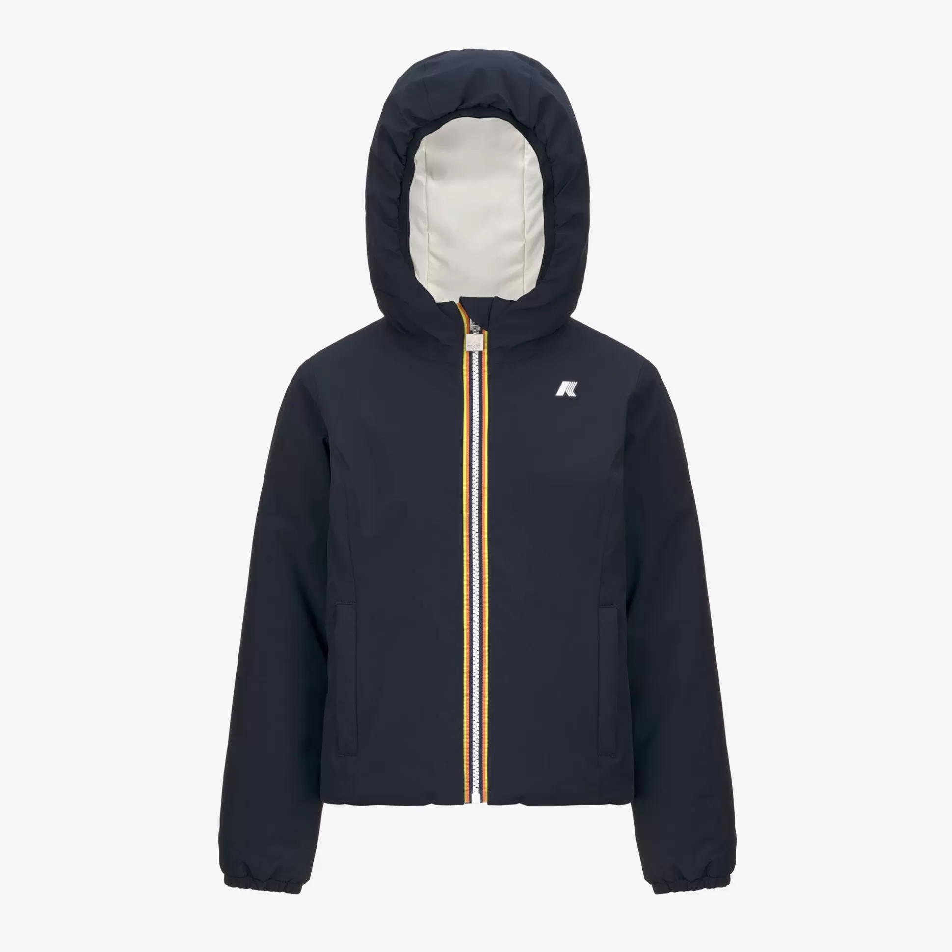 Flash Sale K-Way P. LILY ST WARM REVERSIBLE Bluedepth-whitegardenia