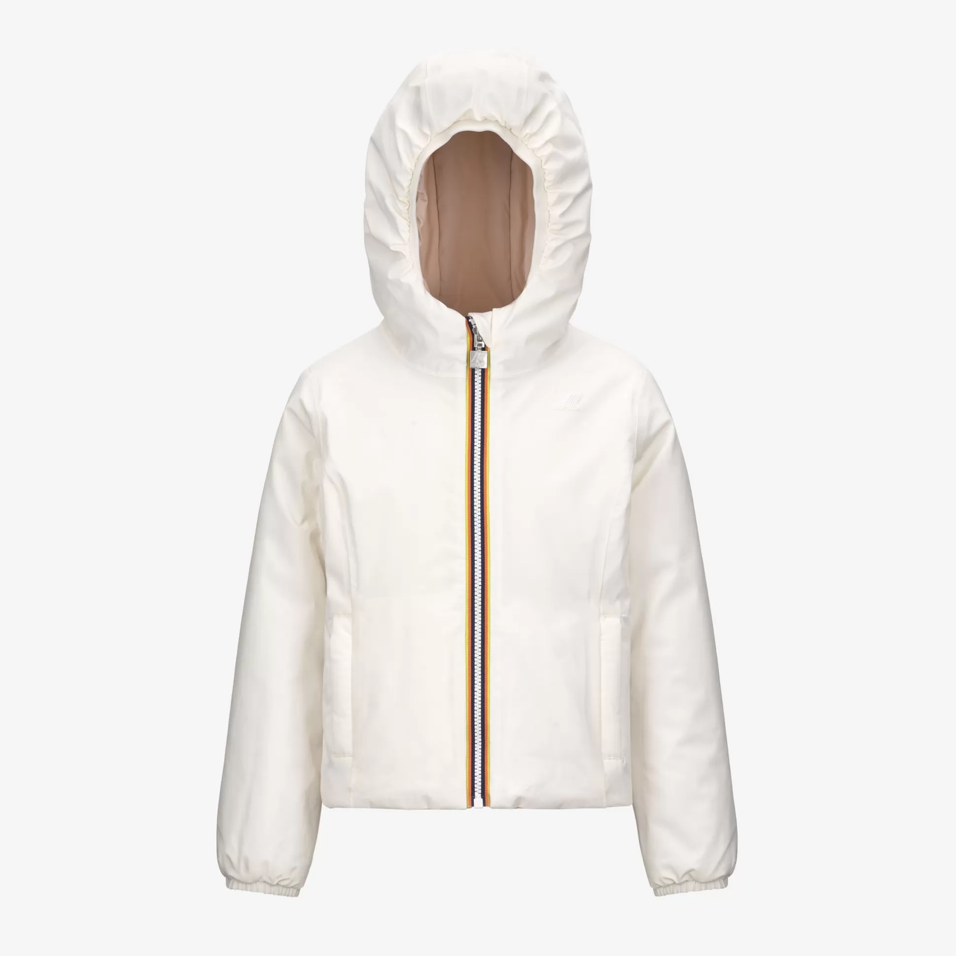 Outlet K-Way P. LILY ST WARM REVERSIBLE Whiteg-pinkt