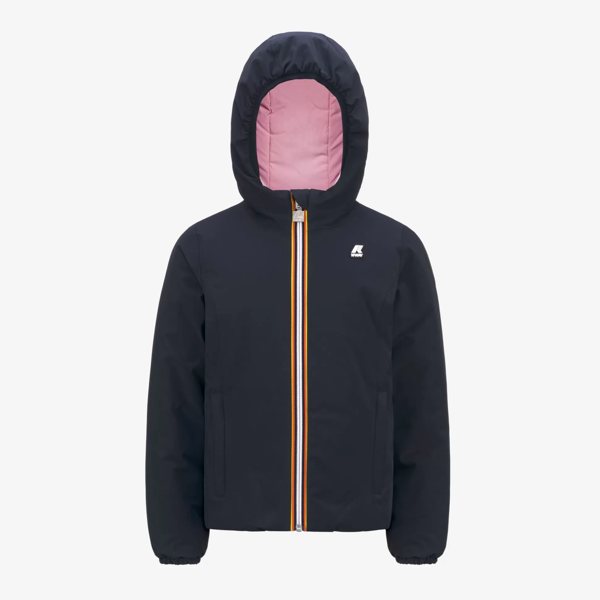 Sale K-Way P. LILY ST WARM REVERSIBLE Bluedepth-pinkrose