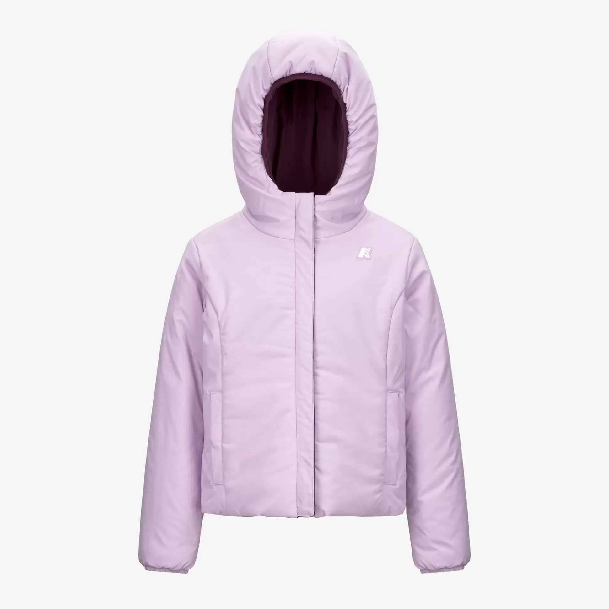 Best Sale K-Way P. LILY ST WARM REVERSIBLE Violetdkpurple-violetltlilac