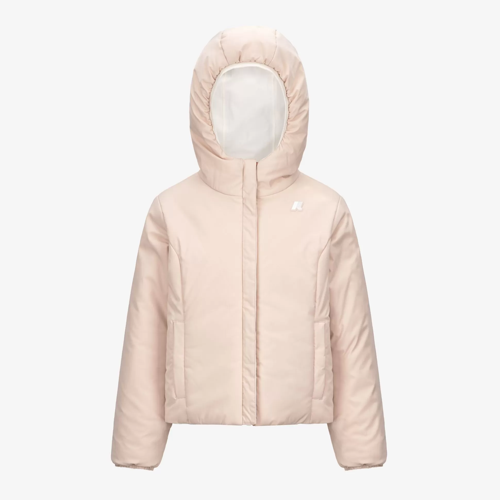 Outlet K-Way P. LILY ST WARM REVERSIBLE Whiteg-pinkt