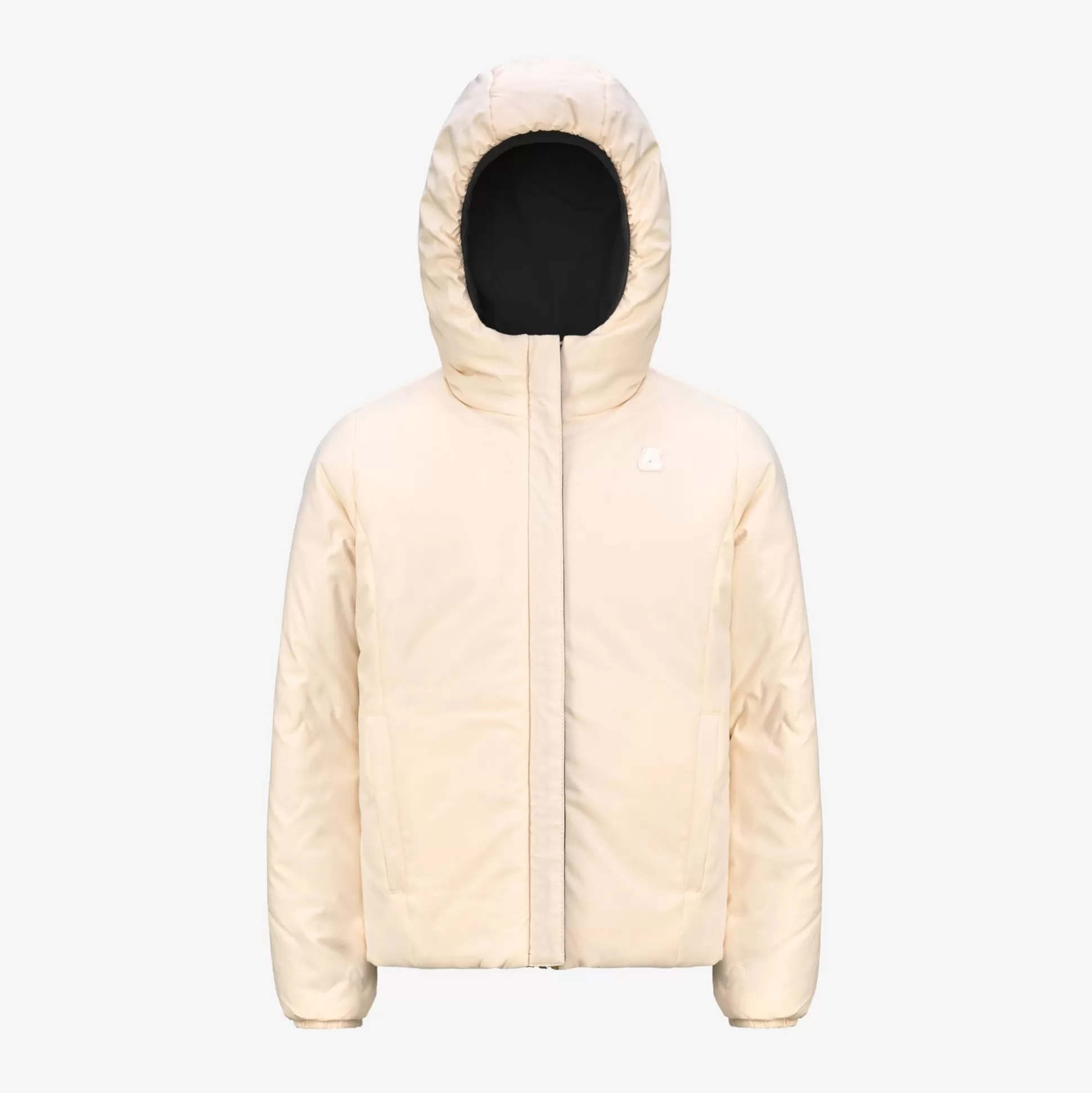 Online K-Way P. LILY ST WARM REVERSIBLE Blackp-beigee