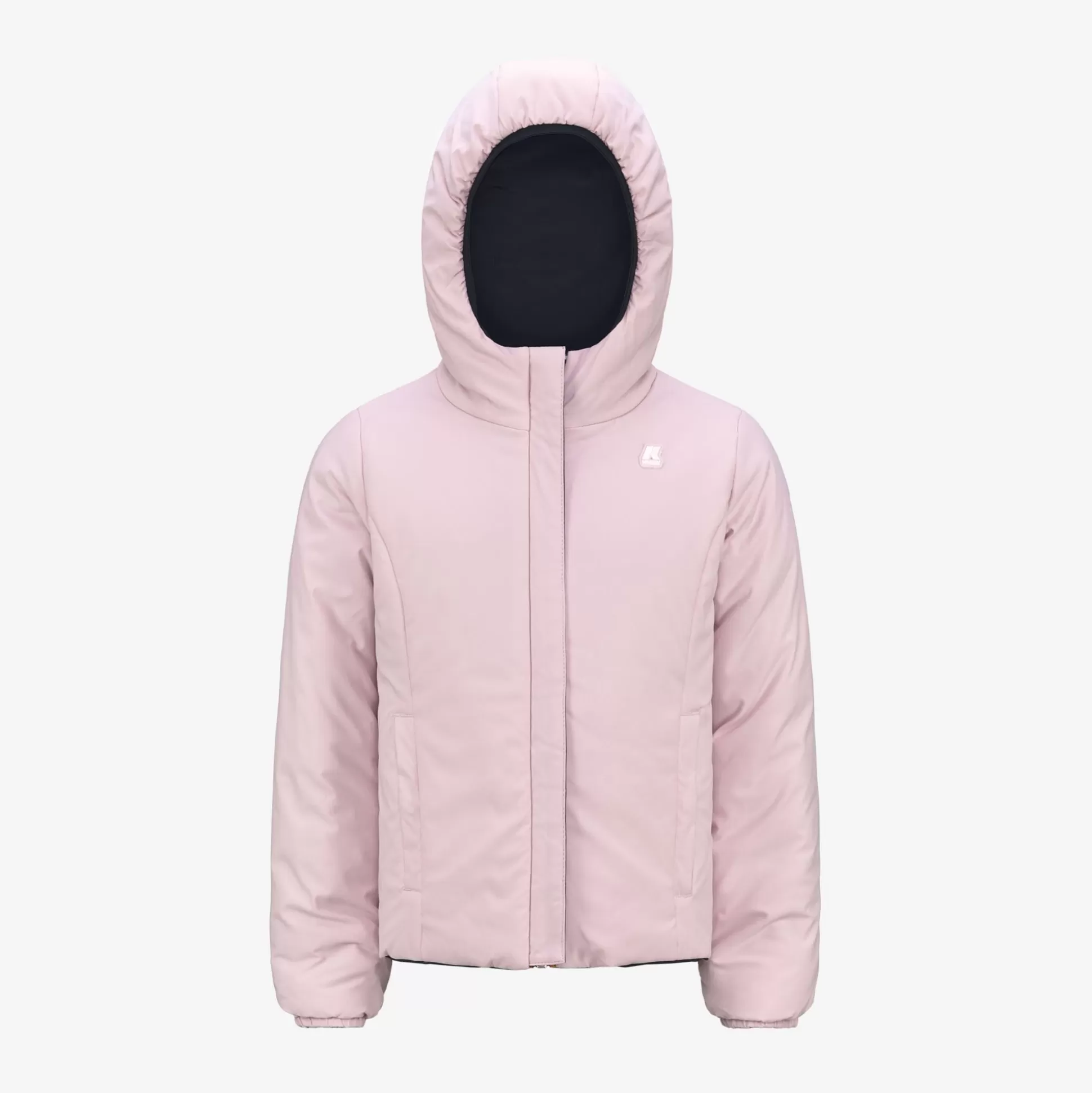 Sale K-Way P. LILY ST WARM REVERSIBLE Bluedepth-pinkrose