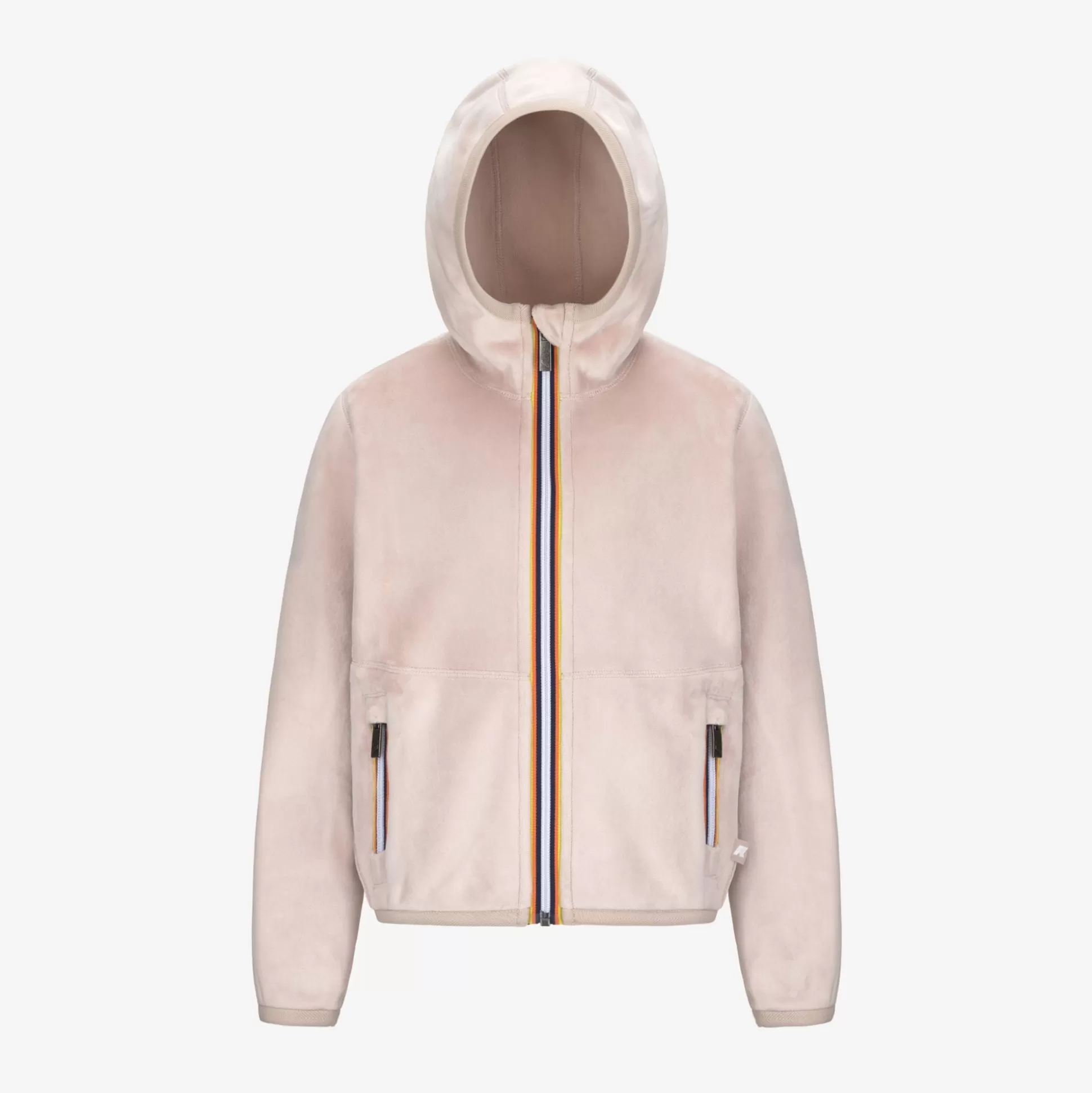 Best K-Way P. LILY VELOUR POLAR REVERSIBLE Pinktint-pinktint