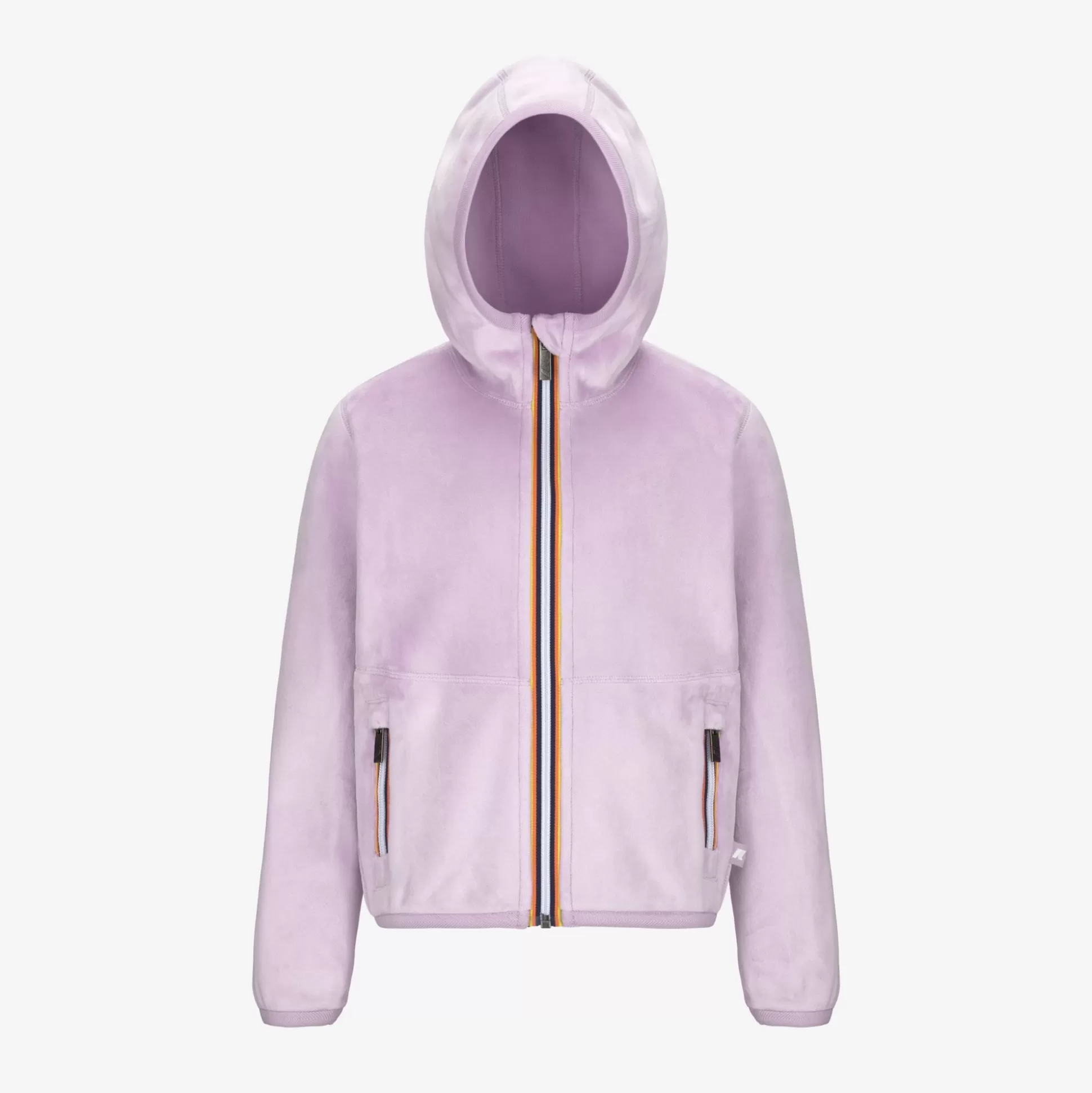 Outlet K-Way P. LILY VELOUR POLAR REVERSIBLE Violetltlilac