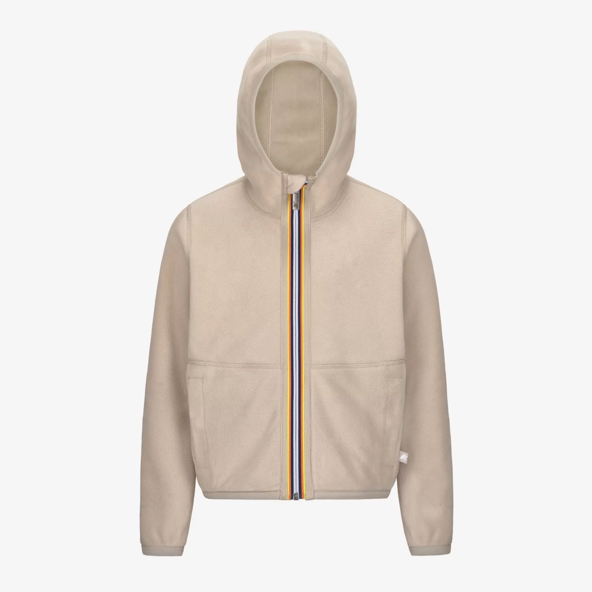 Store K-Way P. LILY VELOUR POLAR REVERSIBLE Beigegrey-beigegrey