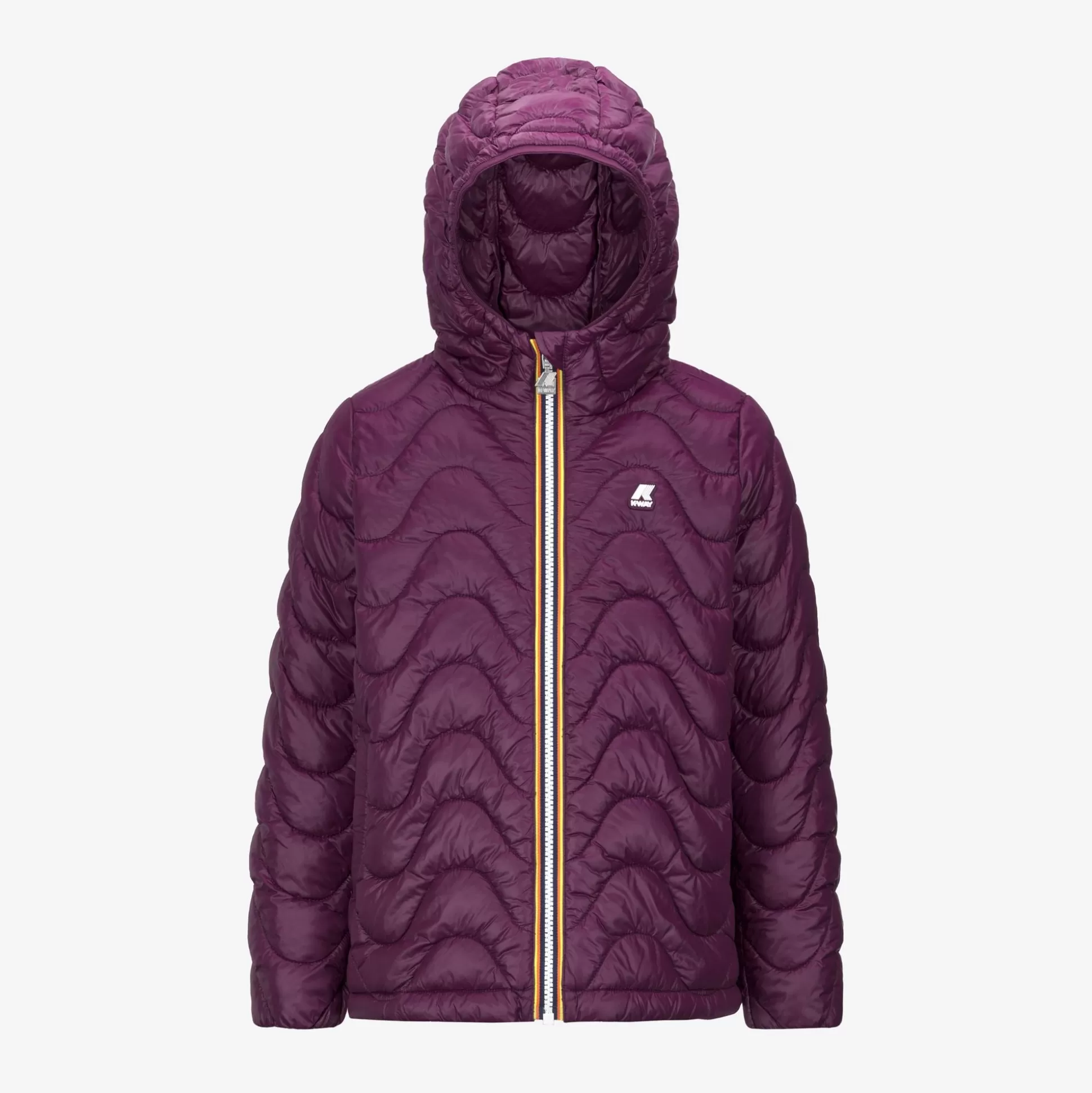 Clearance K-Way P. MADLAINE QUILTED WARM Violetdkpurple